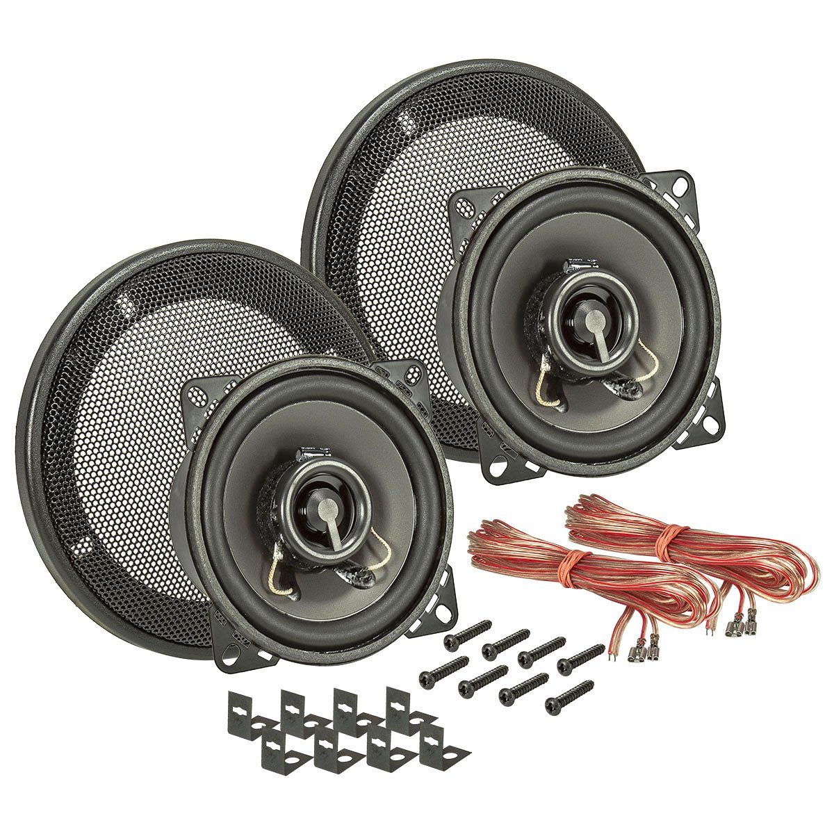 tomzz Audio Lautsprecher EinbauSet DIN 100 2Wege Koax System AutoLautsprecher online kaufen