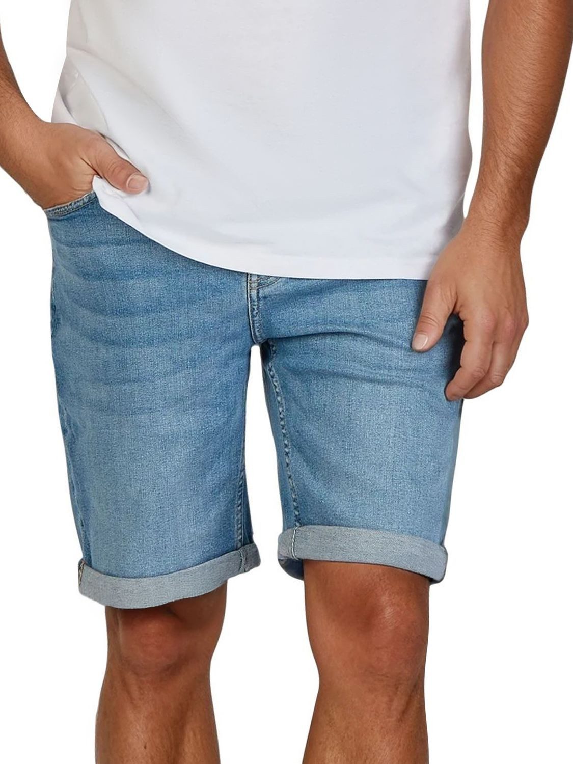ONLY & SONS Jeansshorts Herren Shorts ONSPLY 2er Pack Regular Fit Bermudashorts mit Stretch