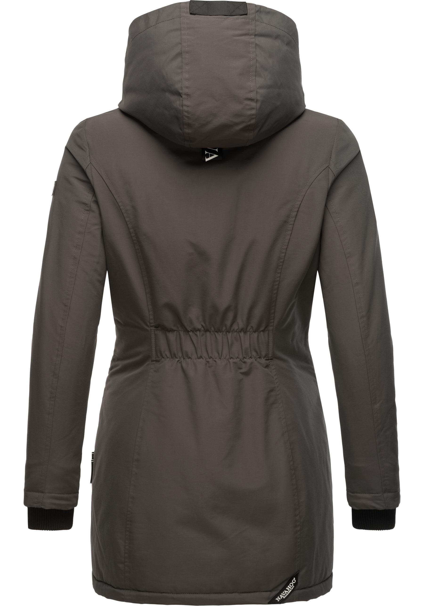 Navahoo Winterjacke Blizzardstorm Warm gefütterter Wintermantel mit Kapuze