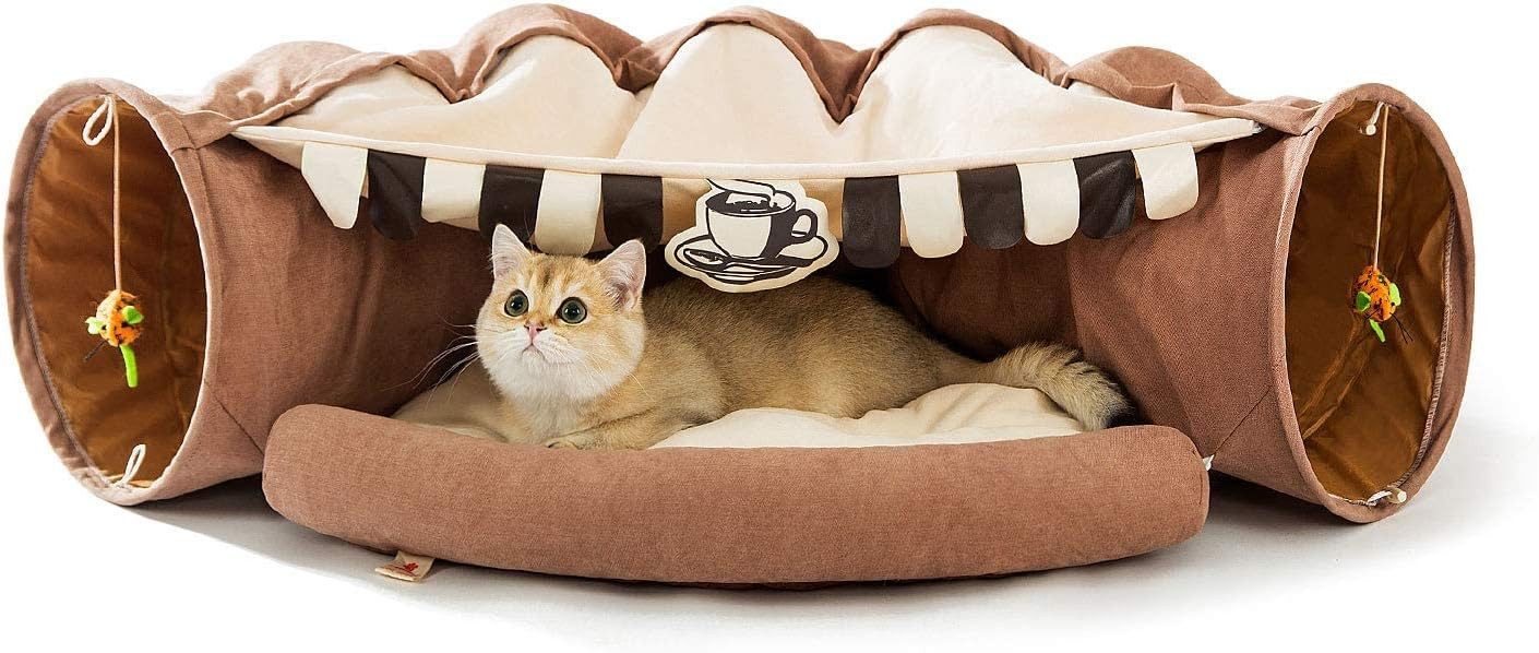 Refined Living Tierbett Katzentunnel Mit Schlafplatz