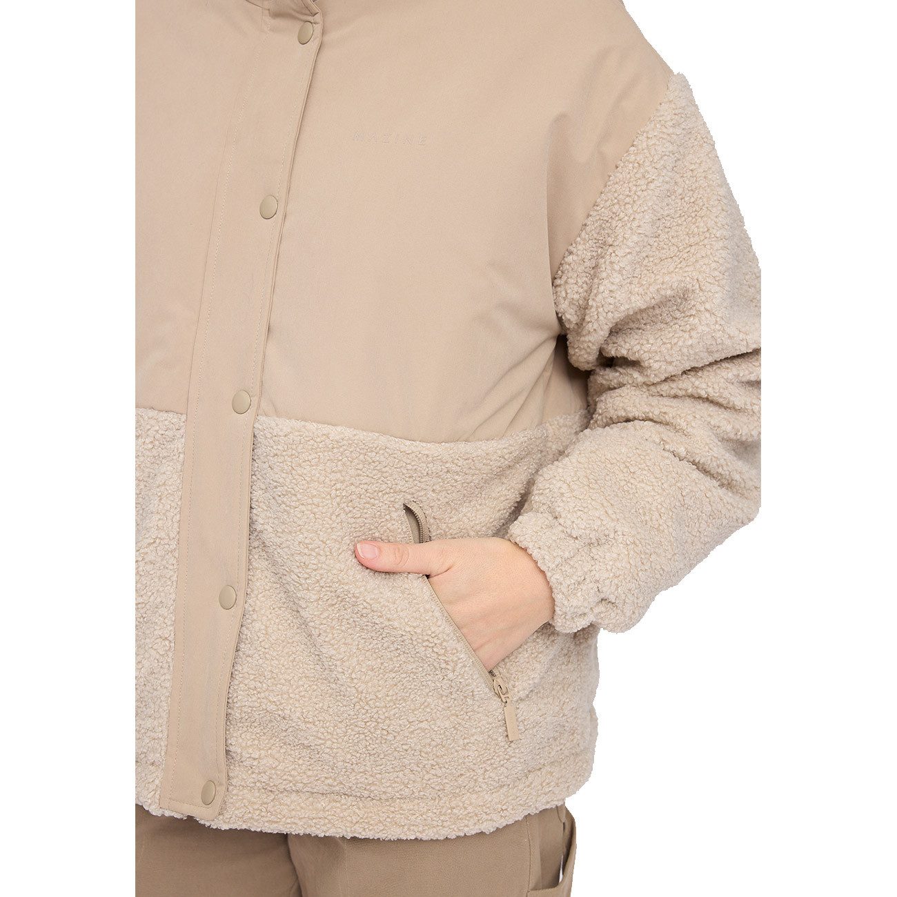 MAZINE Parka Fabric Blocking Jacket Fabric Blocking Jacket