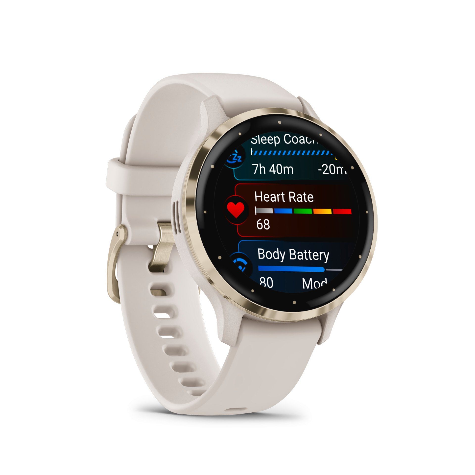 Garmin Venu 3S Gold/Weiß