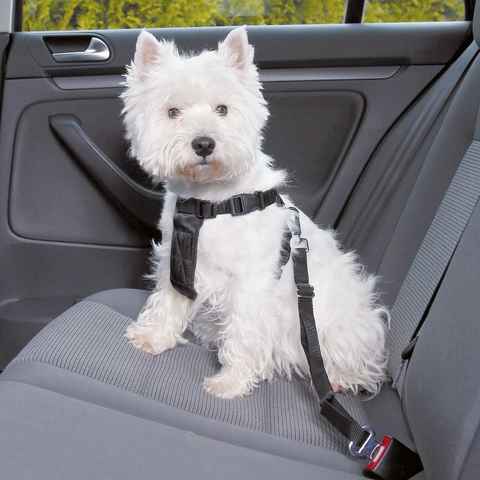 TRIXIE Hunde-Sicherheitsgeschirr DOGGURT Sicherheitsgurt fürs Auto für Hunde, Nylon, komplette Sicherheitsausstattung für Ihren Liebling im Auto