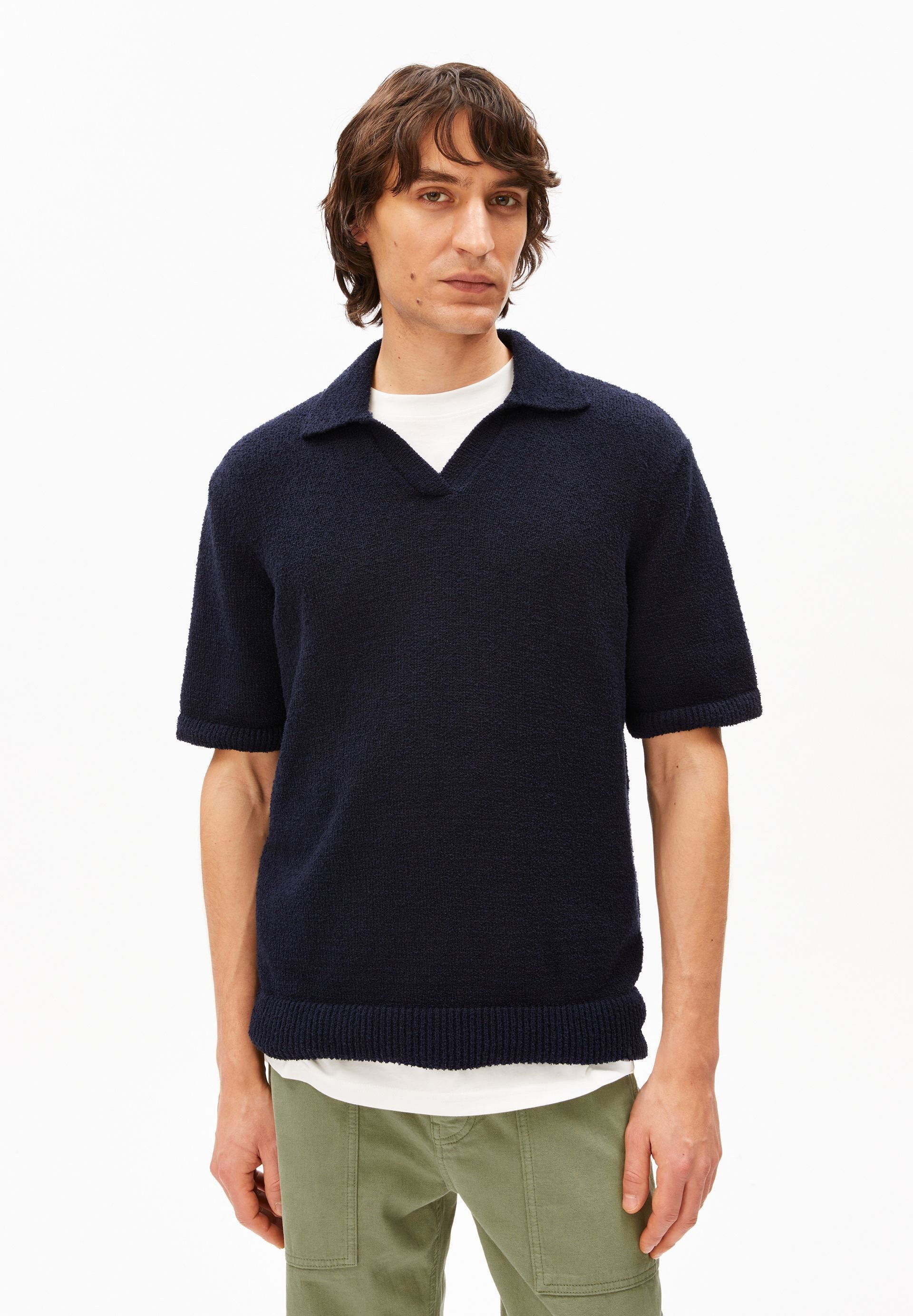 Armedangels Poloshirt BOUCLE Polo aus Bio-Baumwoll Mix Regular Fit