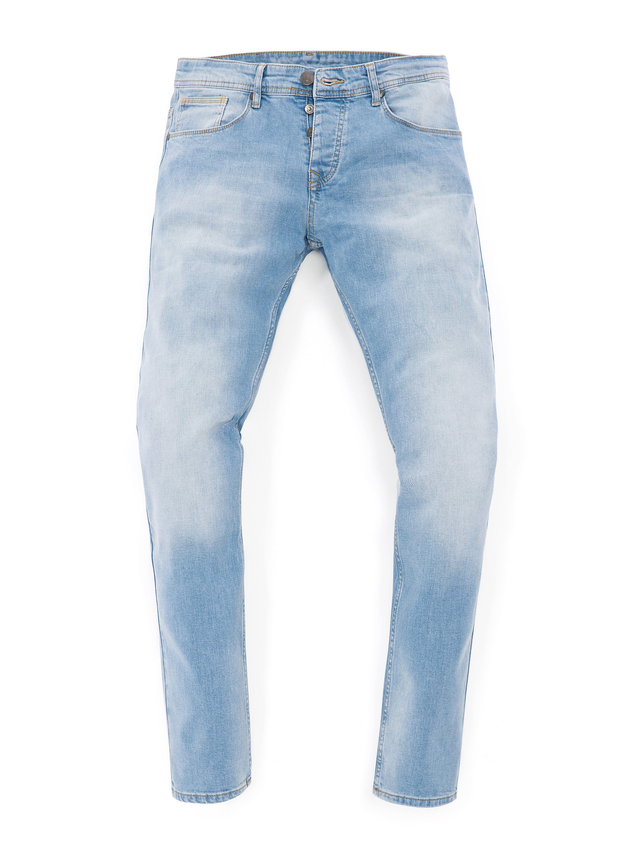 Yazubi Slim-fit-Jeans Edvin Jeans Blua stone183916) (flint