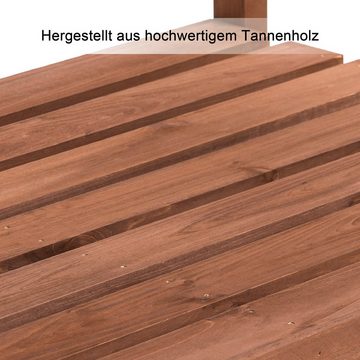 MCombo Hochbeet MCombo 2-in-1 Frühbeet 0250, mit Ablagetisch Hochbeet, mit Abdeckung, Holz und Polycarbonat, 90 x 50 x 105 cm