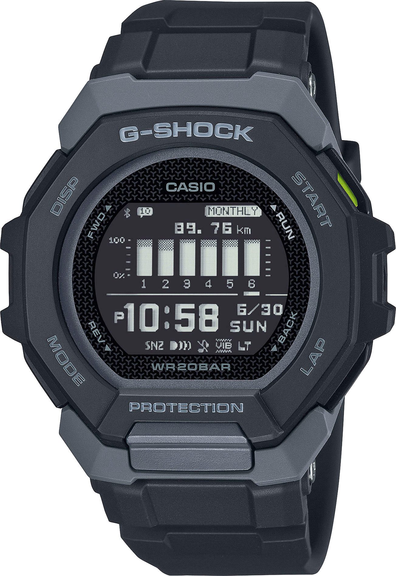 CASIO G-SHOCK Smartwatch, Armbanduhr, Herrenuhr, Bluetooth, bis 20 bar wasserdicht