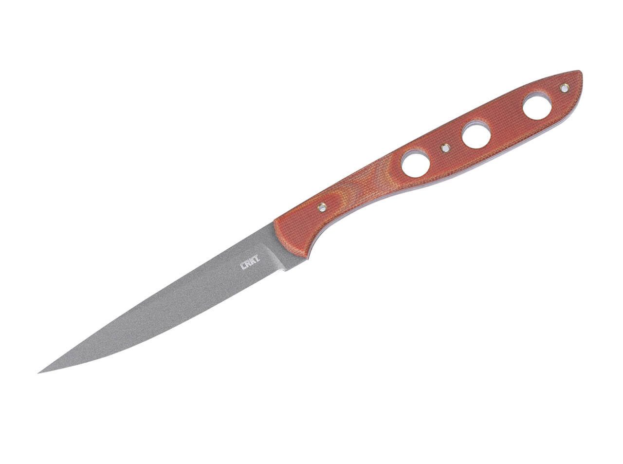 CRKT Universalmesser CRKT Kasilof Fixed, feststehendes Messer, Lederscheide, (1 St), Scheide inklusive