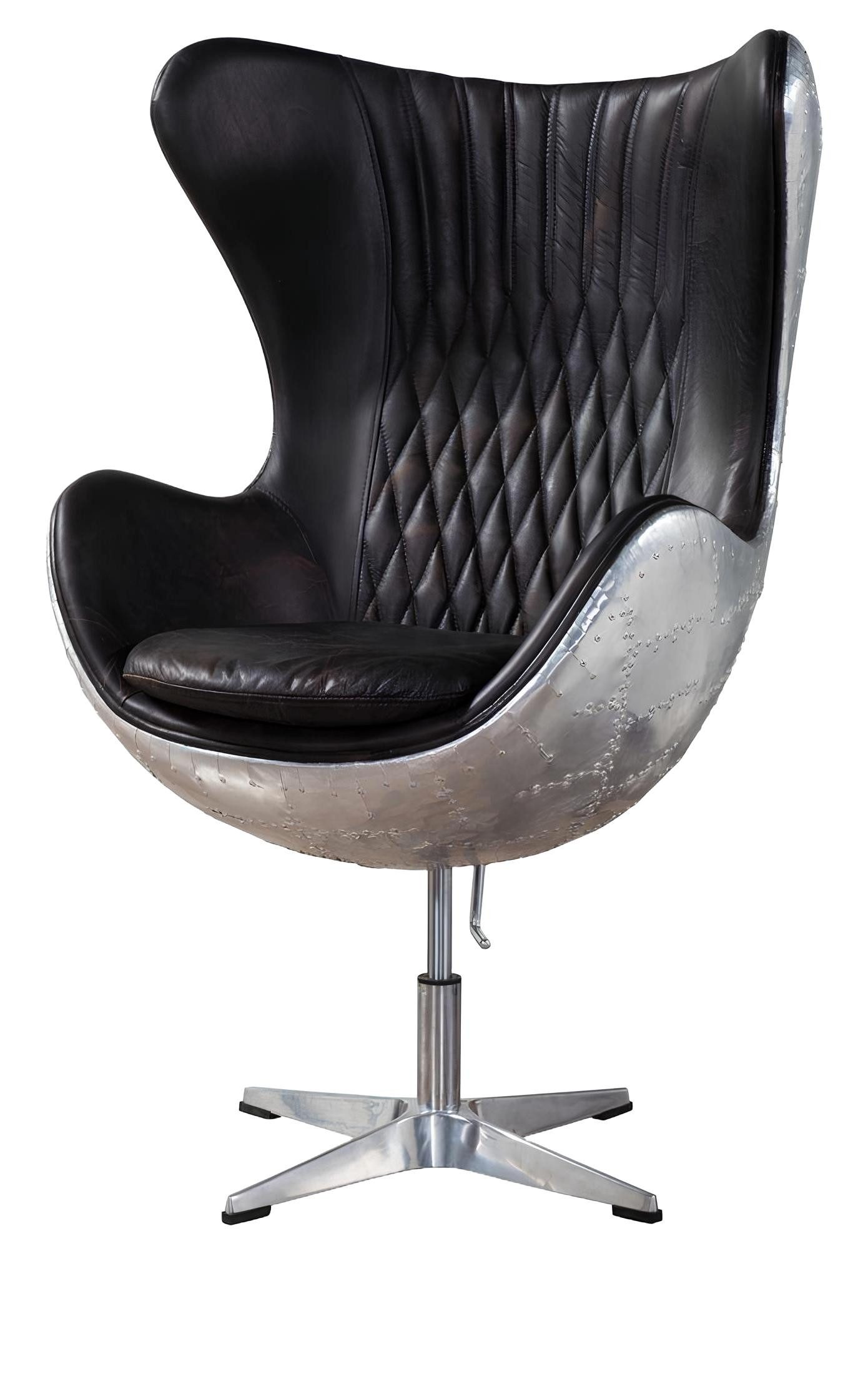 Xlmoebel Cocktailsessel Leder Clubsessel mit Ohren in Form eines Cocktailsessels (1-St., Cocktailsessel), Hergestellt in Europa