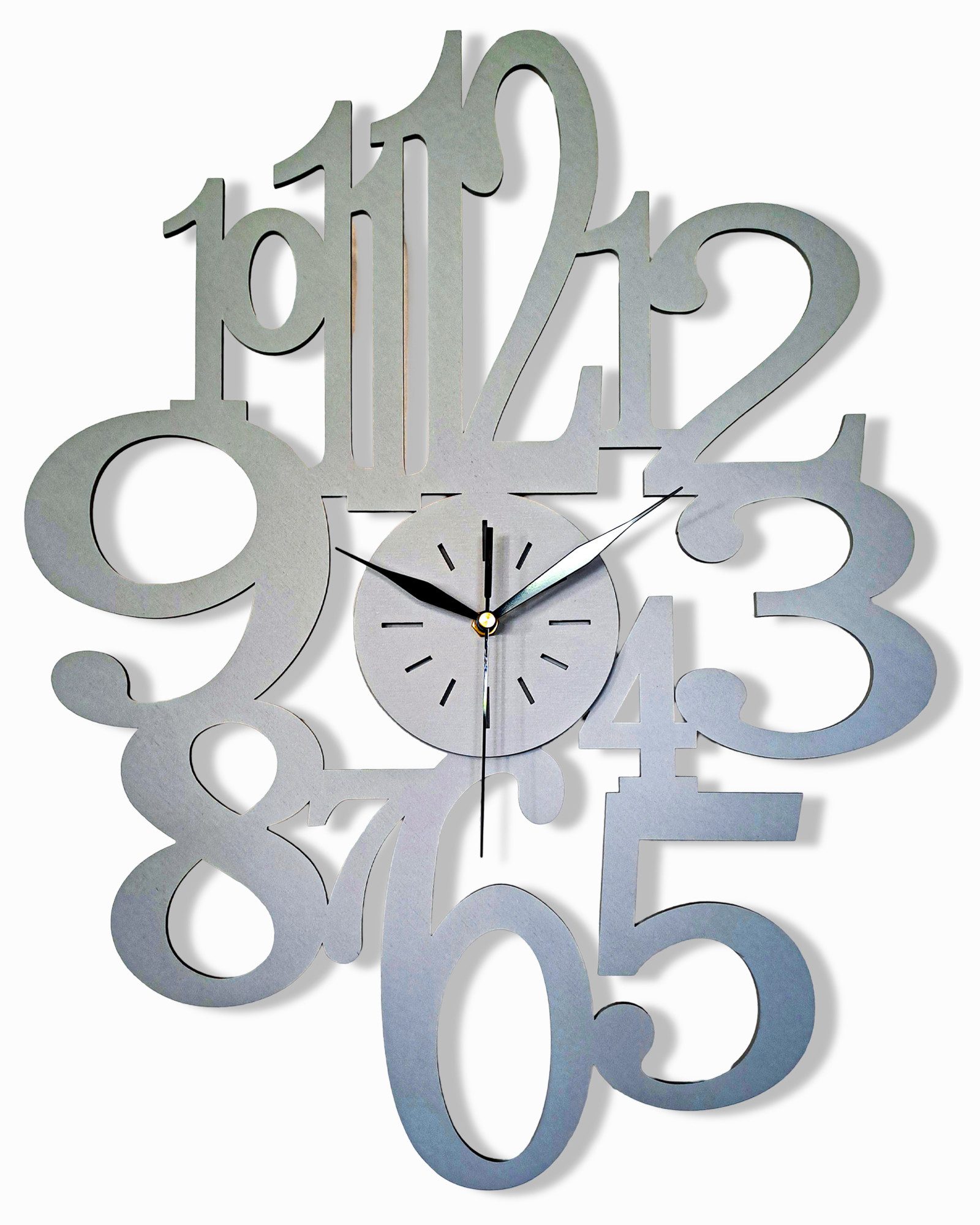 ORNAMENTI Wanduhr Handmade, grosse,modern, geometrisch, holz, günstig online kaufen
