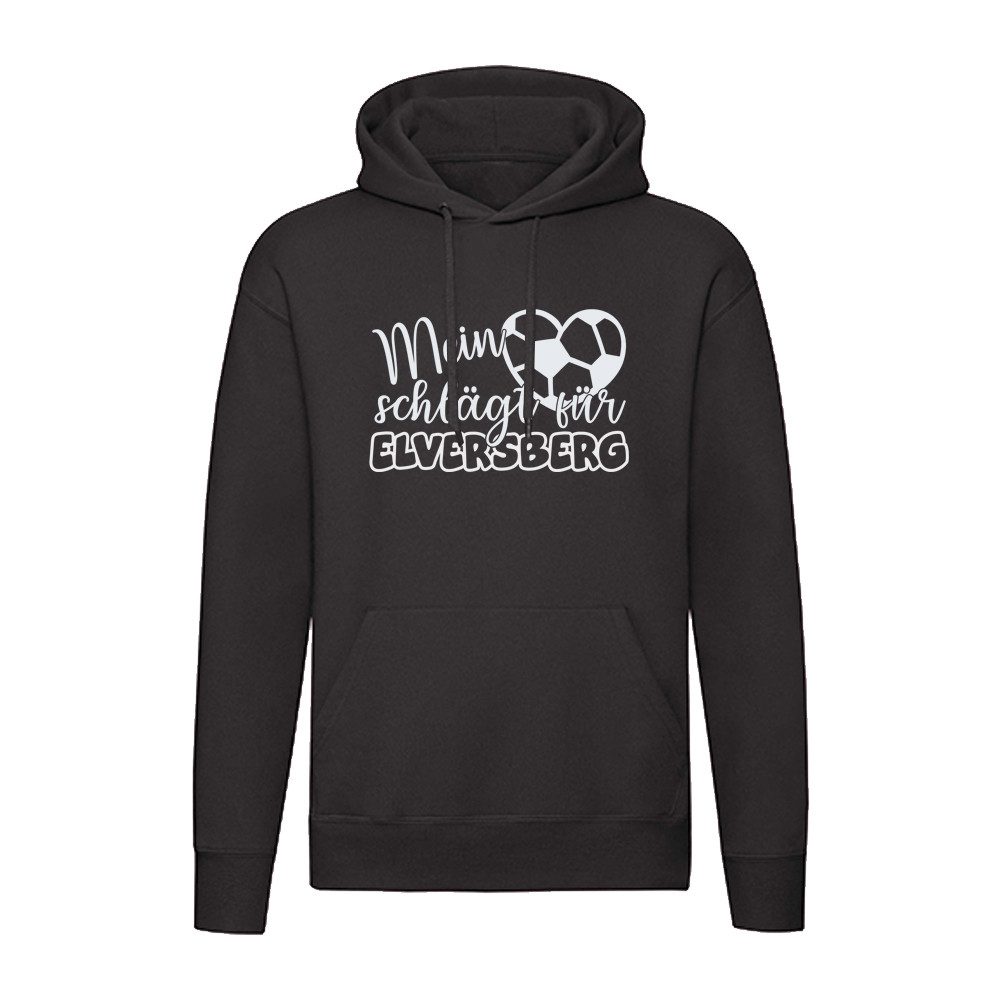 G-graphics Hoodie Mein Herz schlägt für Elversberg Unisex Pullover mit einem Motiv für den echten Fan