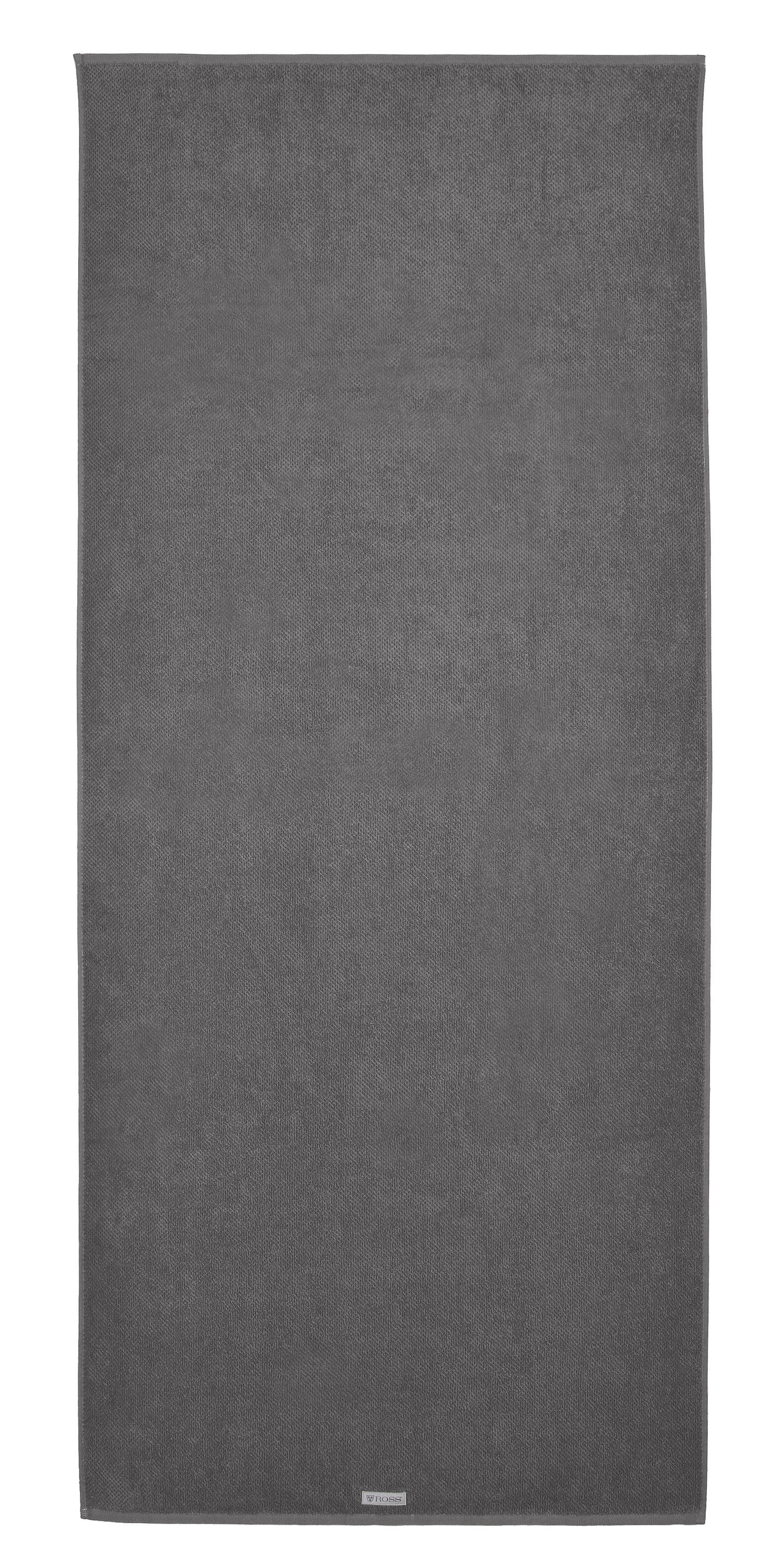 4007-86, (1-St), Handtuch Verifiziert, Waschhandschuh GOTS ROSS rechteckig Frottee Gästetuch grau Handtuch SELECTION Duschtuch Serie ROSS schiefer,