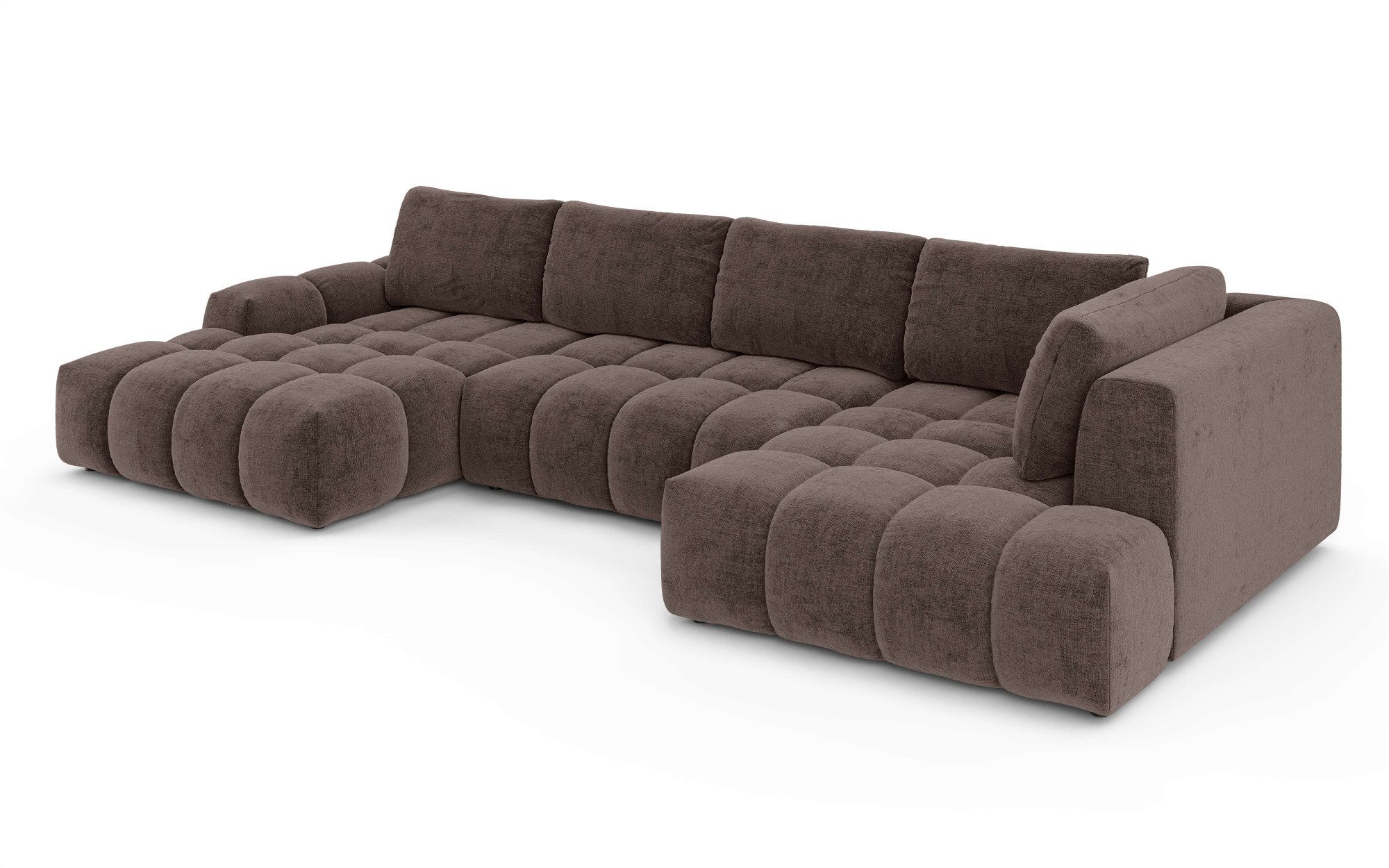 OTTO home Wohnlandschaft AZITA U-Form, Breite 363 cm - OTTO. Verlässliche Qualität., wahlweise als Schlafsofa mit Bettkasten, Bubble-Optik – Bild 5 von 5