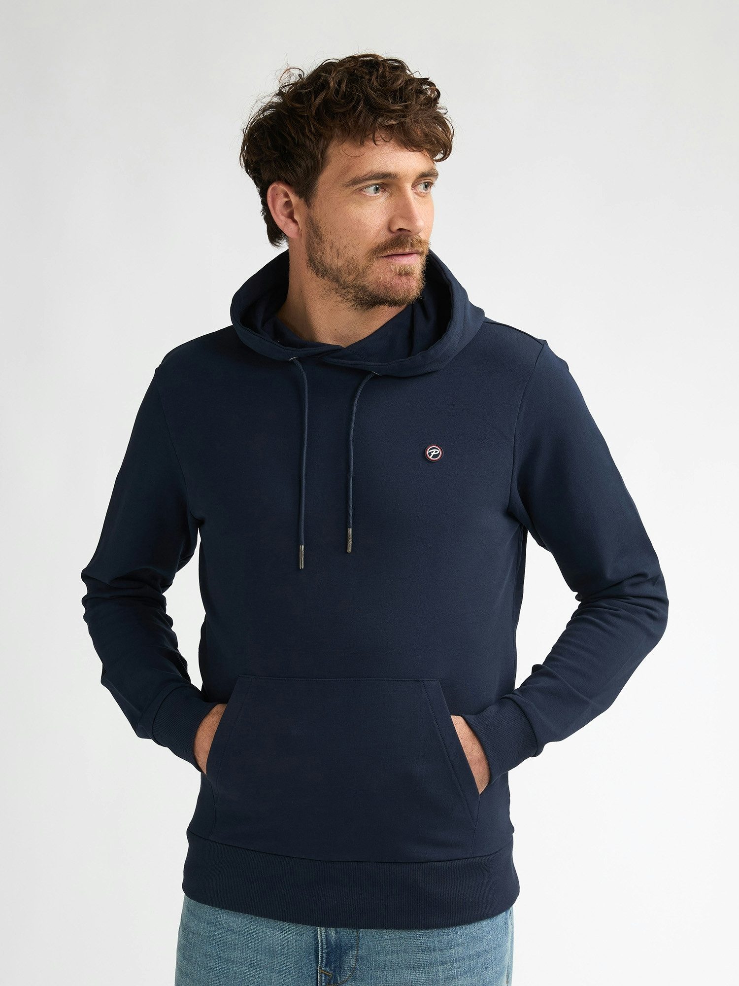 Petrol Industries Kapuzensweatshirt Men Sweater Hooded mit Kängurutasche und Kordelzug