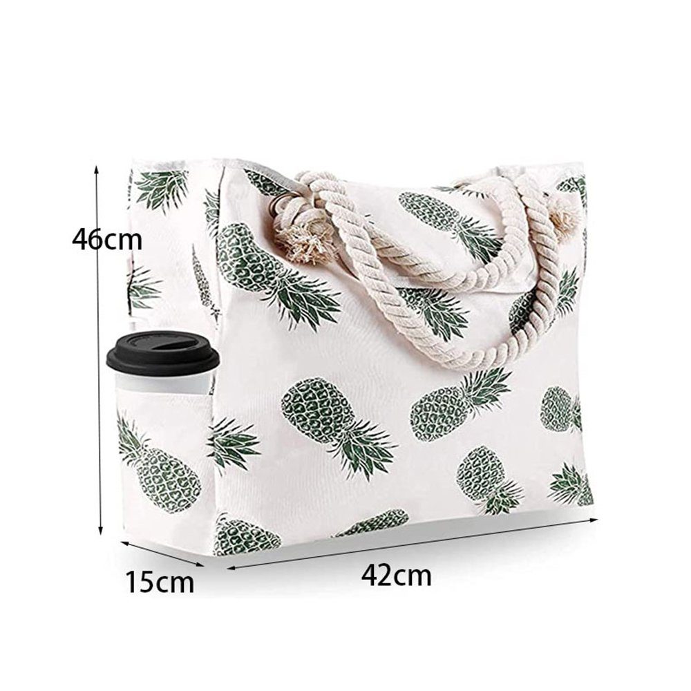 Coonoor Strandtasche Damen Extra Groß Schultertasche Shopper Einkaufstasche günstig online kaufen