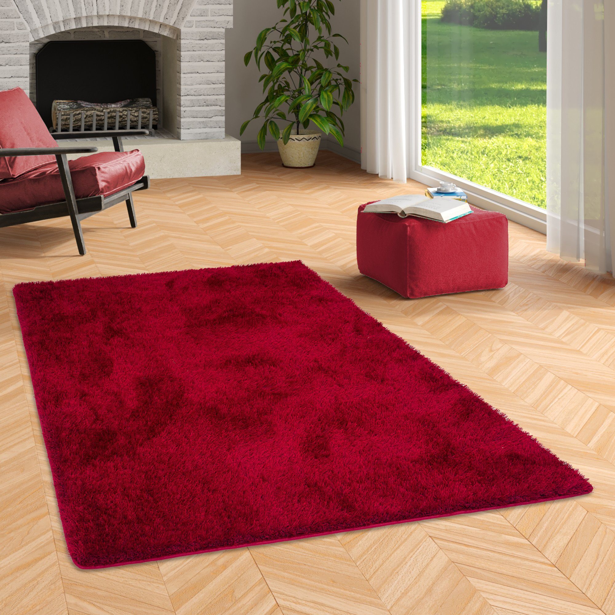 Snapstyle Hochflor-Teppich Hochflor Shaggy Teppich Luxus Emotion Mix, Recht günstig online kaufen