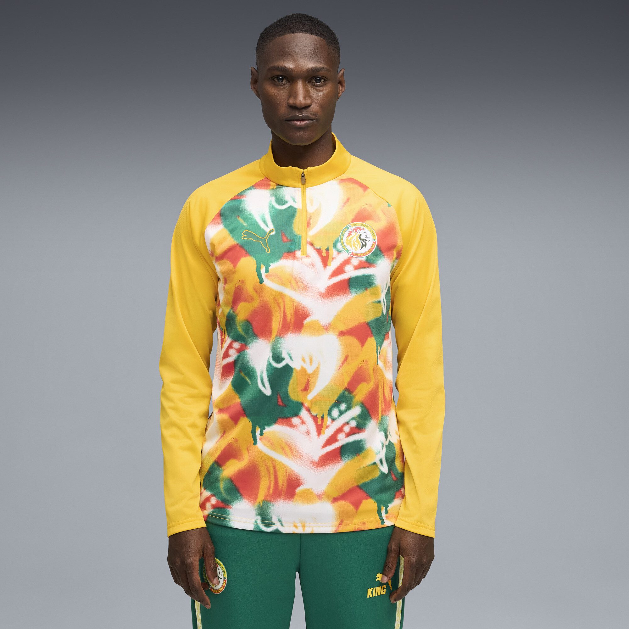 PUMA T-Shirt Senegal Slim Fit Aufwärmoberteil Herren