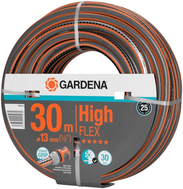 Gardena Gartenschlauch Comfort HighFlex 13 mm (1/2) 30 m mit PowerGrip 30 bar