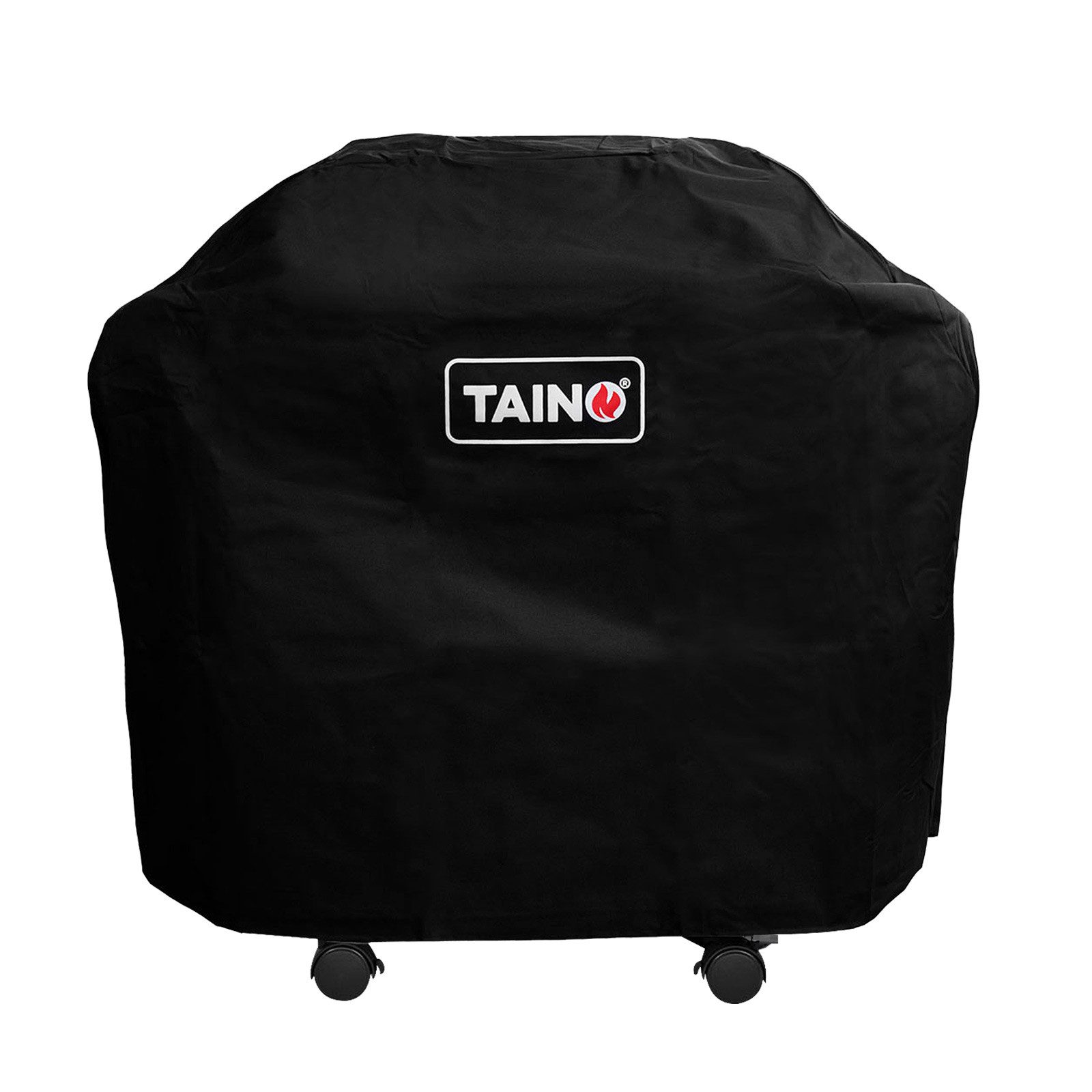 TAINO Grillabdeckhaube PLATINUM 2+1 BLACK 2+1, Klettverschluss, Schutz, 600D Oxford Polyester, 125x48x110cm (BxTxH)