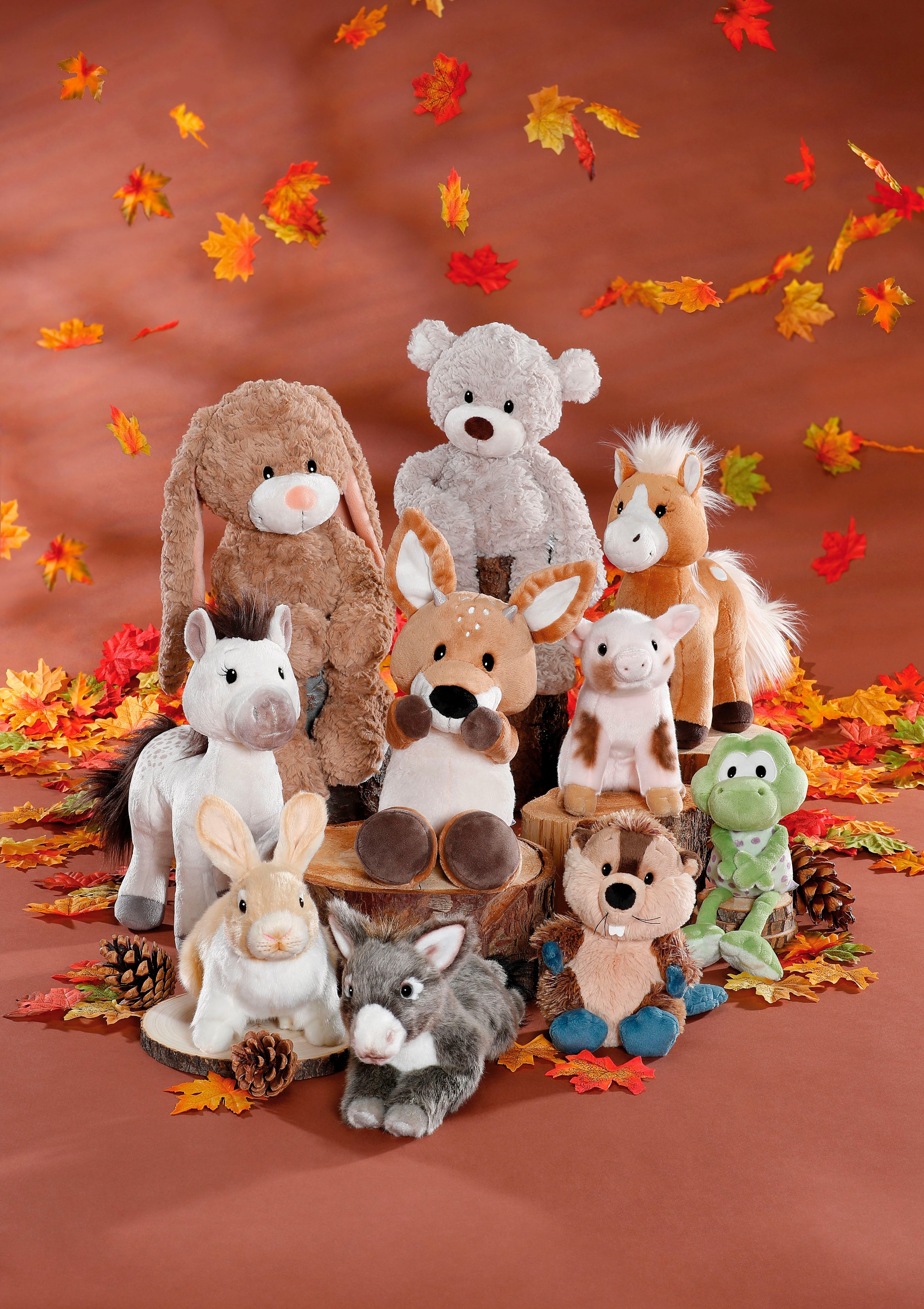 Nici Kuscheltier Farm Friends, Pferd weiß Mony K. Pony 27 cm stehend