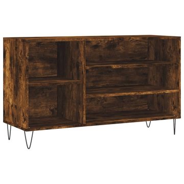 vidaXL Regal Schuhregal Räuchereiche 102x36x60 cm Holzwerkstoff