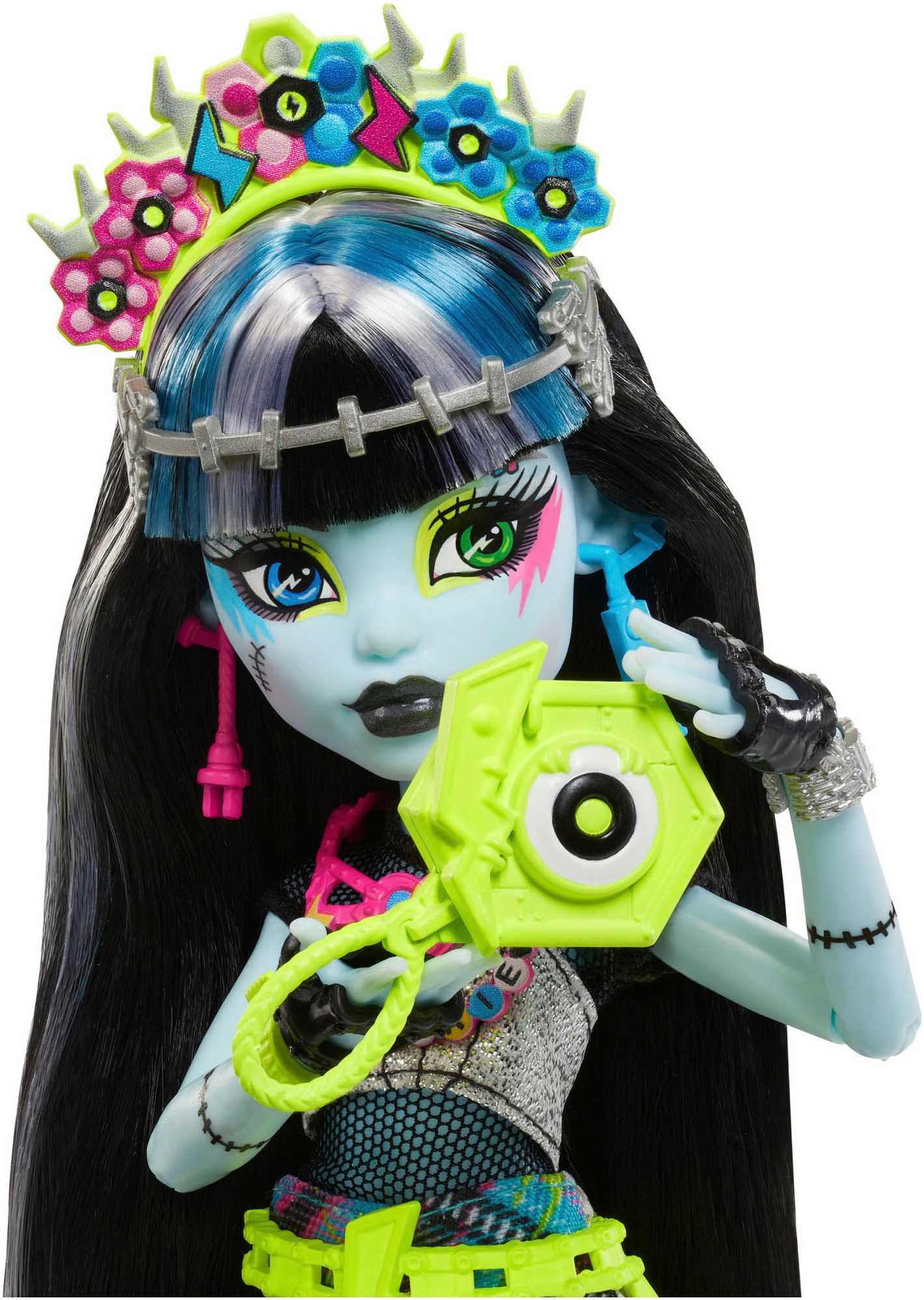 MonsterHigh™ Anziehpuppe Monsterfest Frankie Stein mit Festival-Outfit