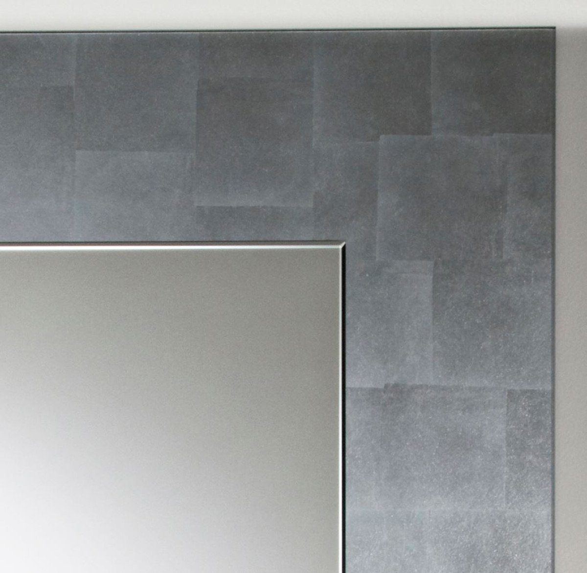 Padrino Spiegel x - Casa Luxus Wohnzimmermöbel 80 cm H. Silber Spiegel 105
