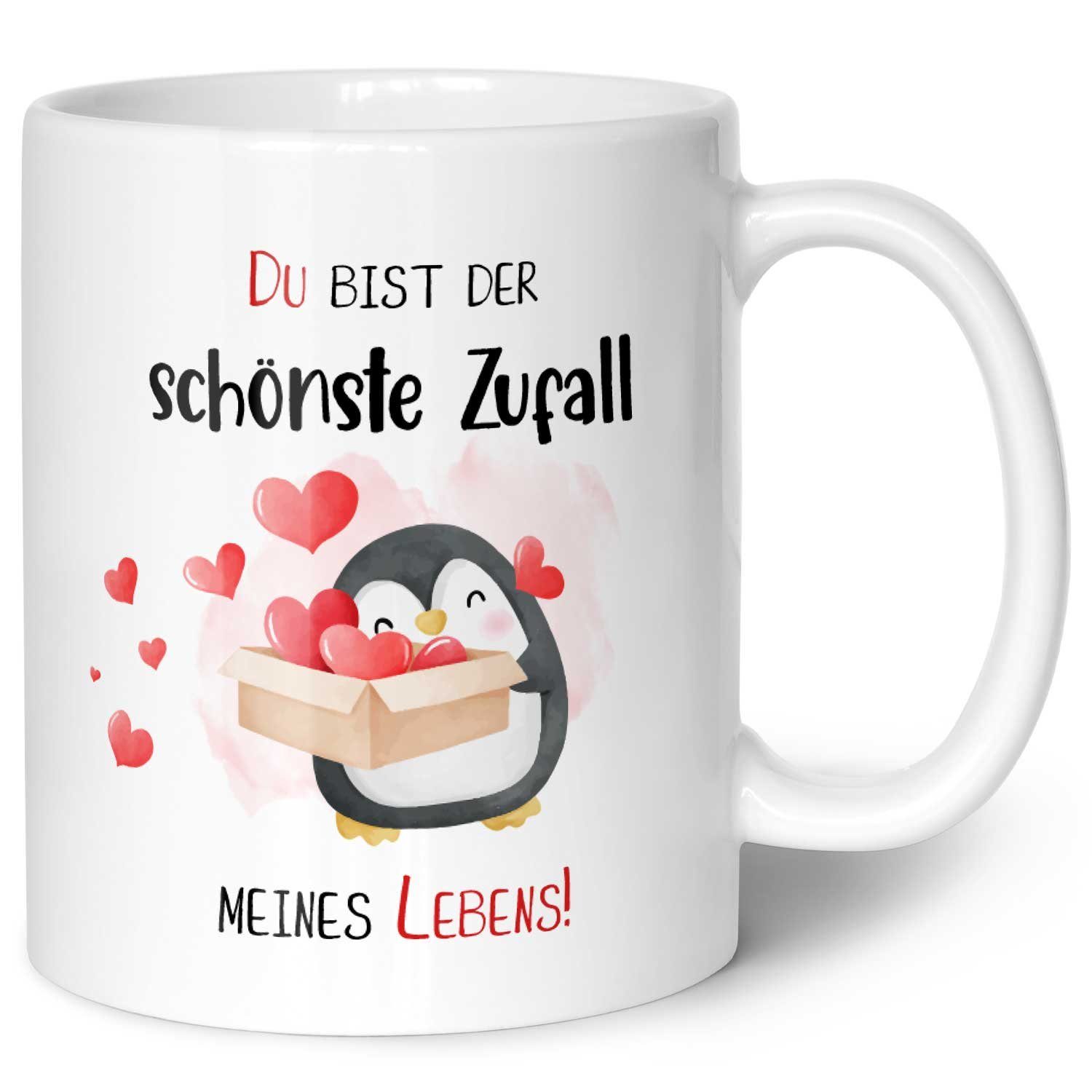 Tasse mit Spruch - Du bist der schönste Zufall meines Lebens - für Paare