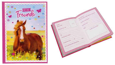 Goldbuch goldbuch Freundebuch Pferdeliebe ca. DIN A5 liniert, mehrfarbig Softco Batterie