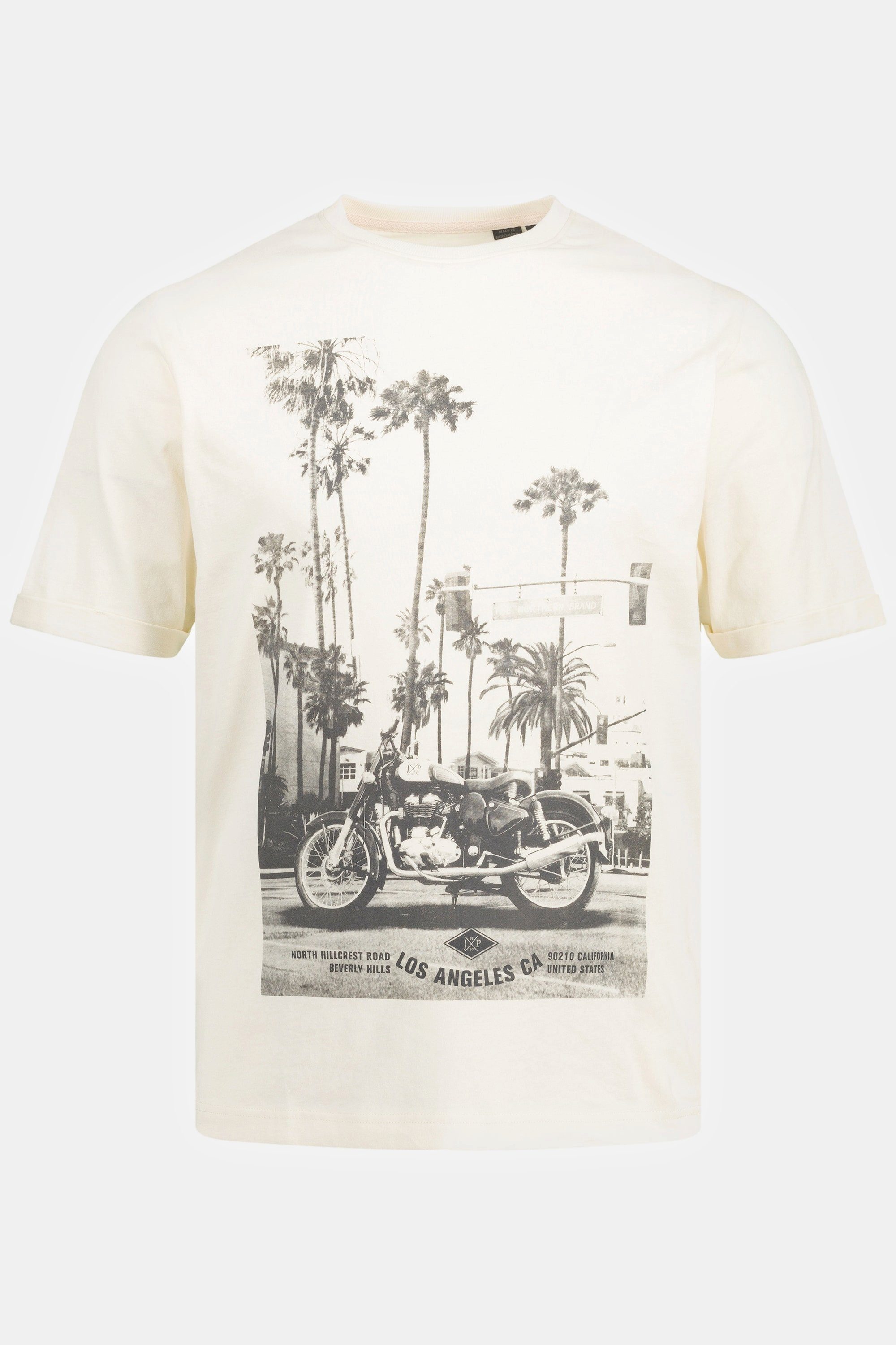 T-Shirt T-Shirt Rundhals Halbarm Print JP1880