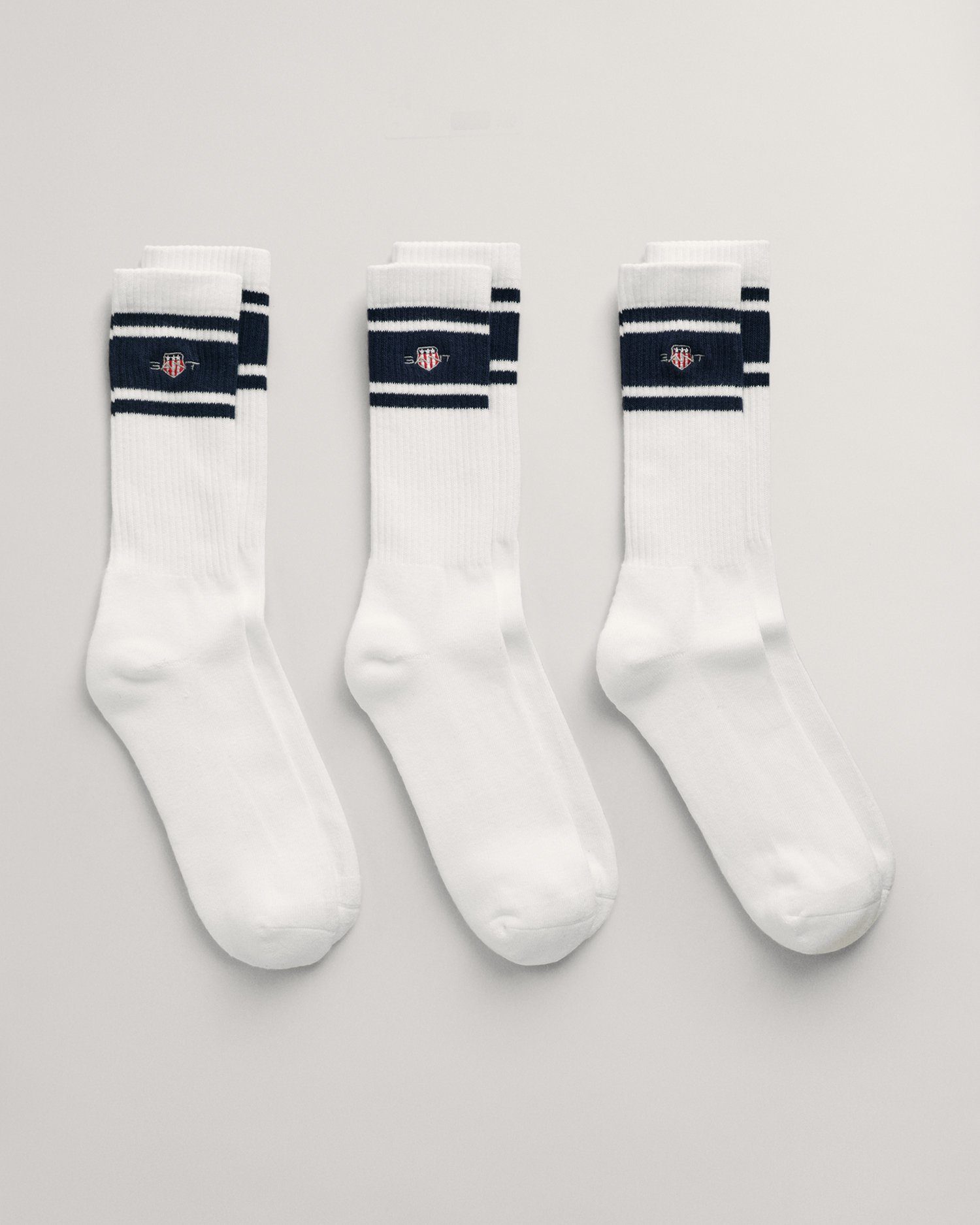 Gant Спортивные носки SHIELD SPORT SOCKS 3-PACK (3-Paar) Mit Retrostreifen
