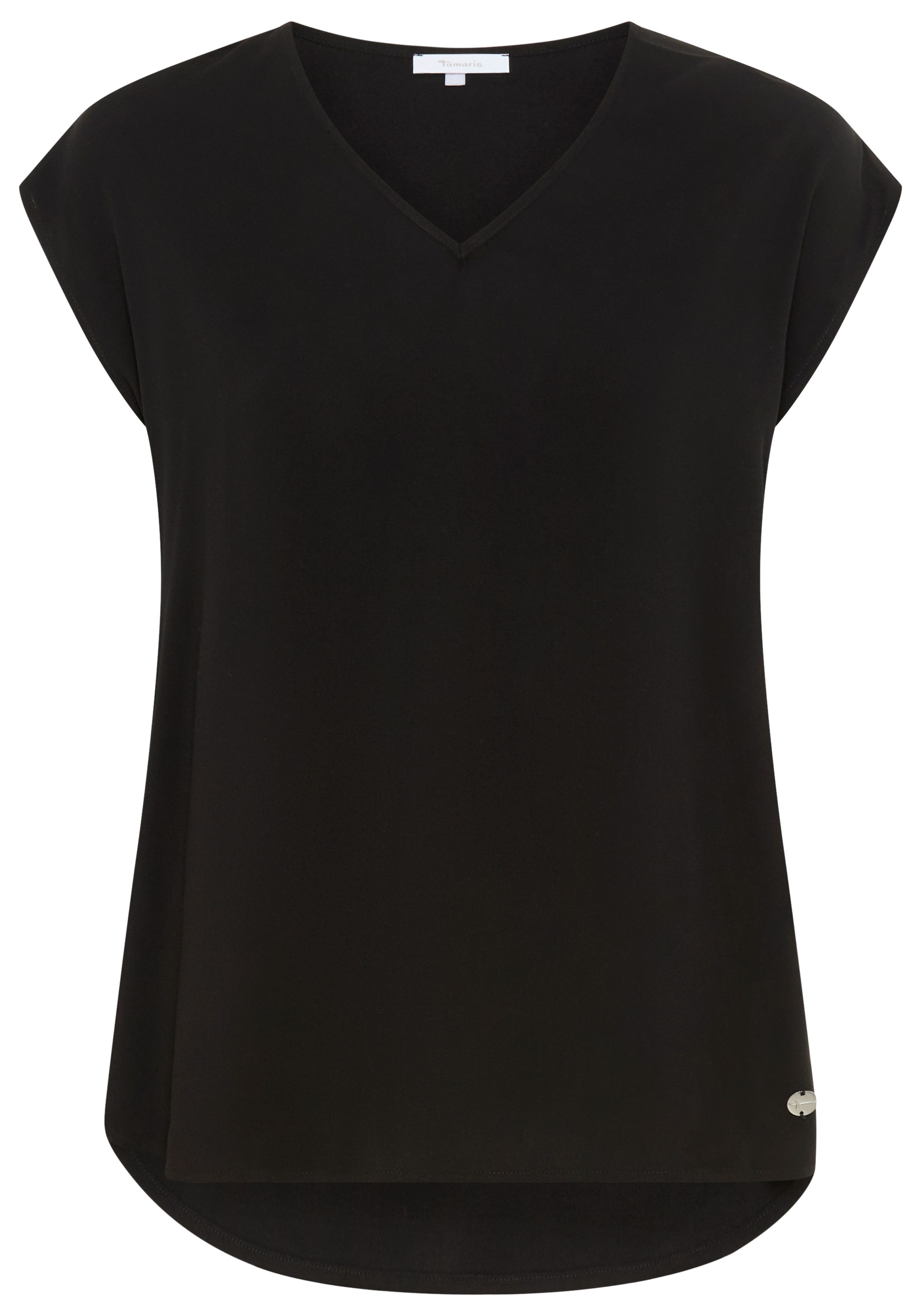 Shirtbluse aus weich fließender Viskose