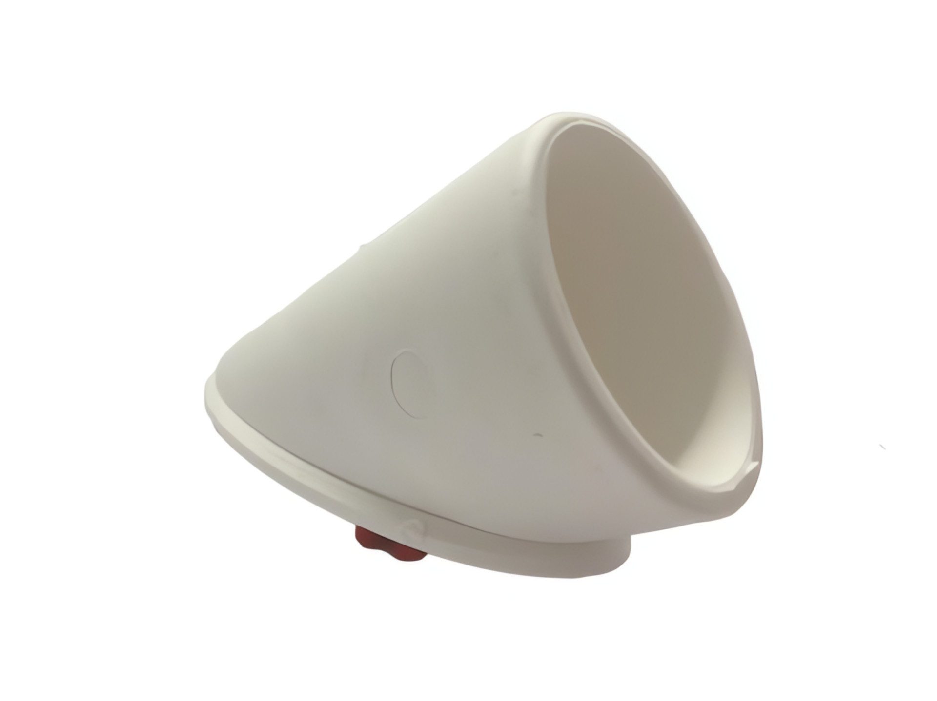 MWH Abdeckkappe Tischfußkappe 38x25 oval weiss mit Höhenversteller