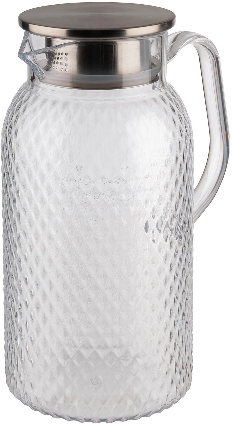APS Wasserkanne Saft-/ Wasserkanne Ø 11,5 cm, 1,8 Liter, 1,8 l, (1-St), Deckel aus Edelstahl mit Silikondichtung