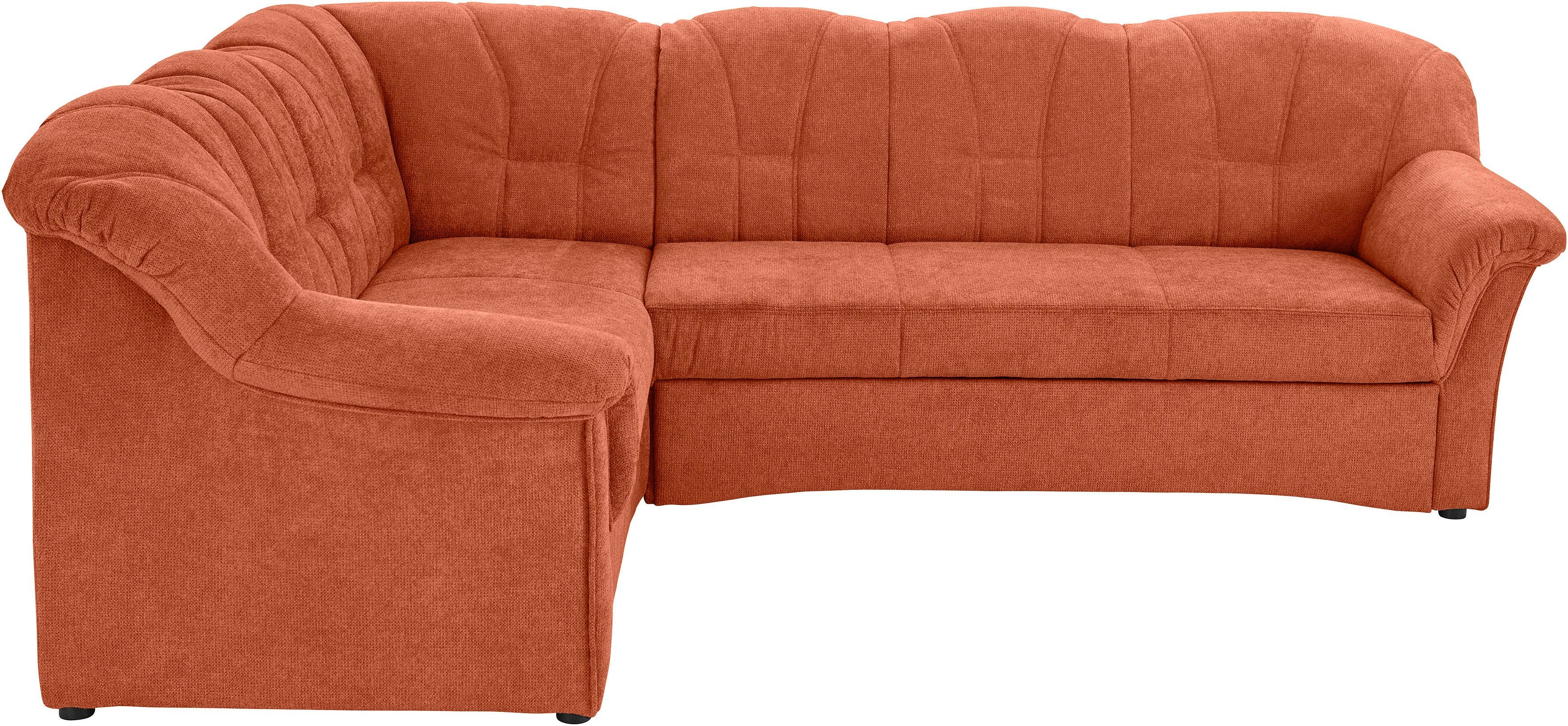 DOMO collection Ecksofa "Topper, elegant und zeitlos, kompaktes Stellmaß 24 günstig online kaufen