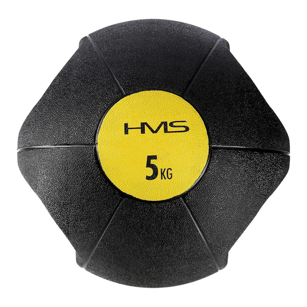 HMS Medizinball NKU05 Medizinball 5 kg schwarz mit Griffen (Packung)