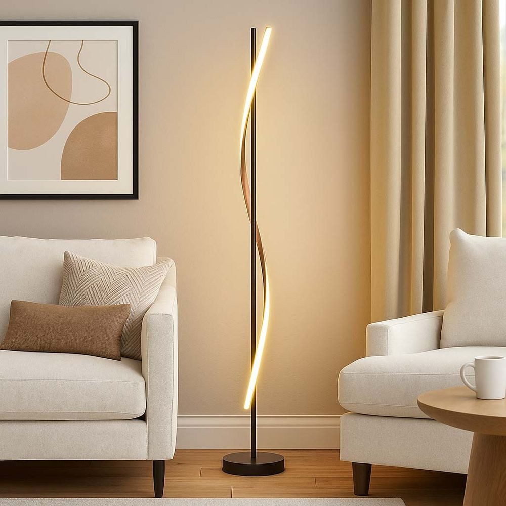 GLOBO LIGHTING LED Stehlampe, LED-Leuchtmittel fest verbaut, Warmweiß, LED günstig online kaufen