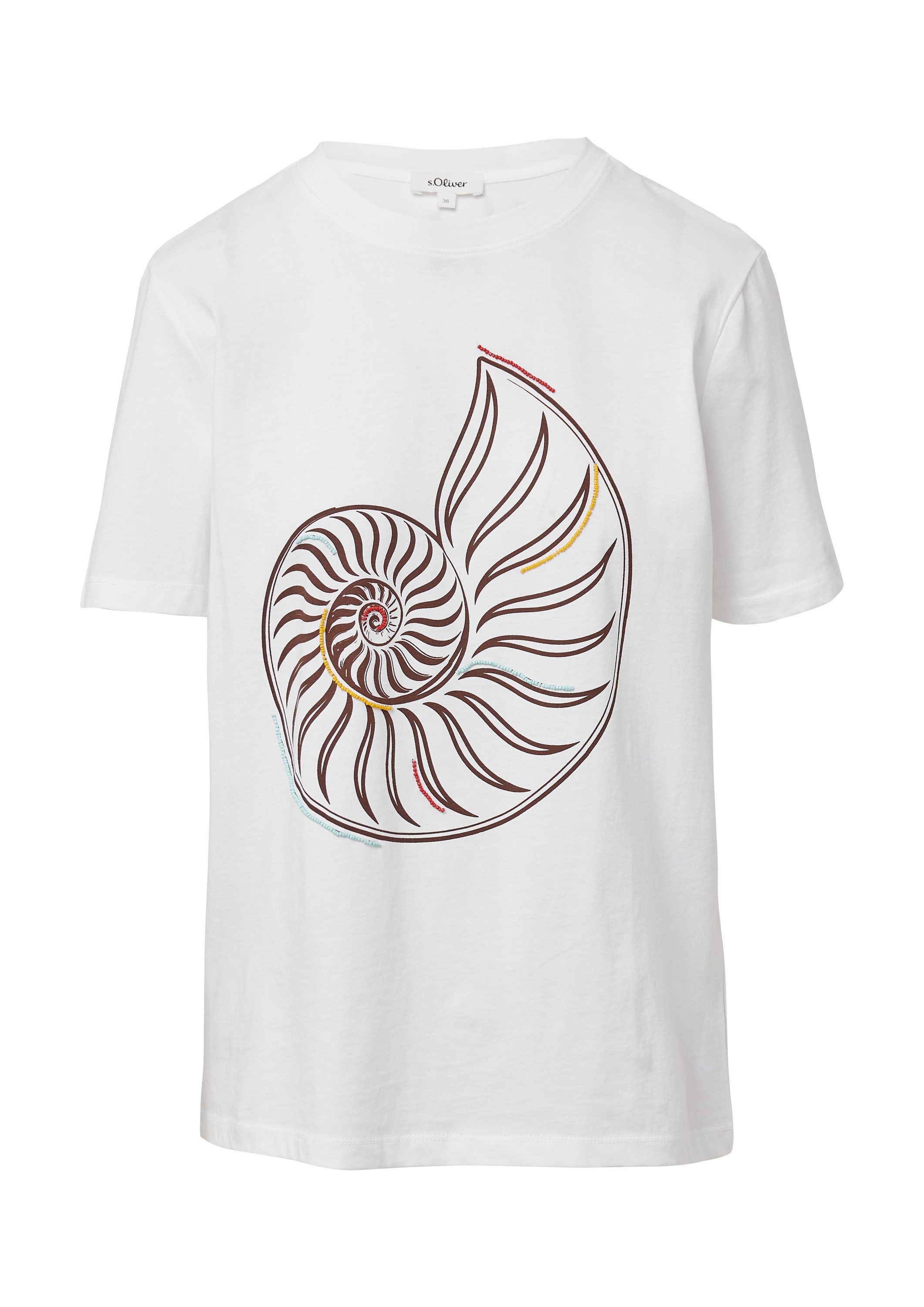 s.Oliver Kurzarmshirt T-Shirt (1-tlg) günstig online kaufen