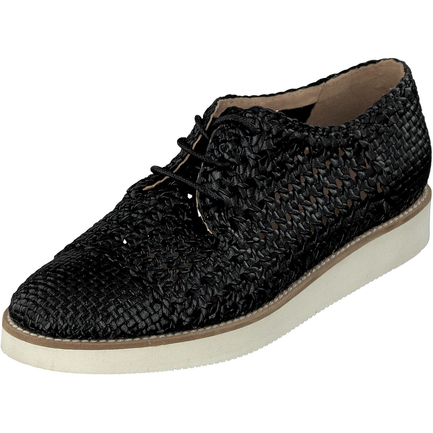 Allan K Allan K DAISHA Handmade Flecht-Leder-Schnürschuhe mit extra leichter S Шлепанцы