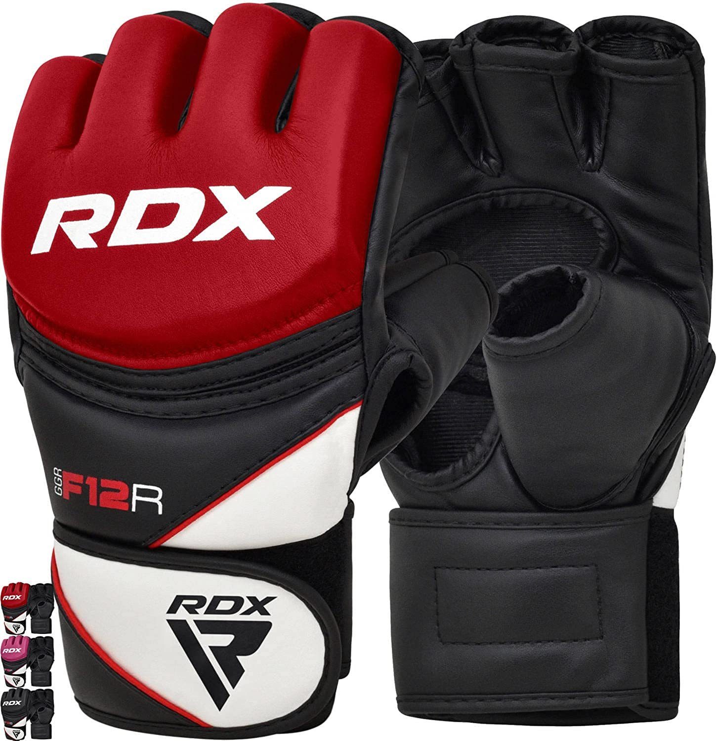 RDX Sports MMA-Handschuhe RDX Professionelle Kampfsport Gloves Handschuhe, MMA Boxsack MMA Red