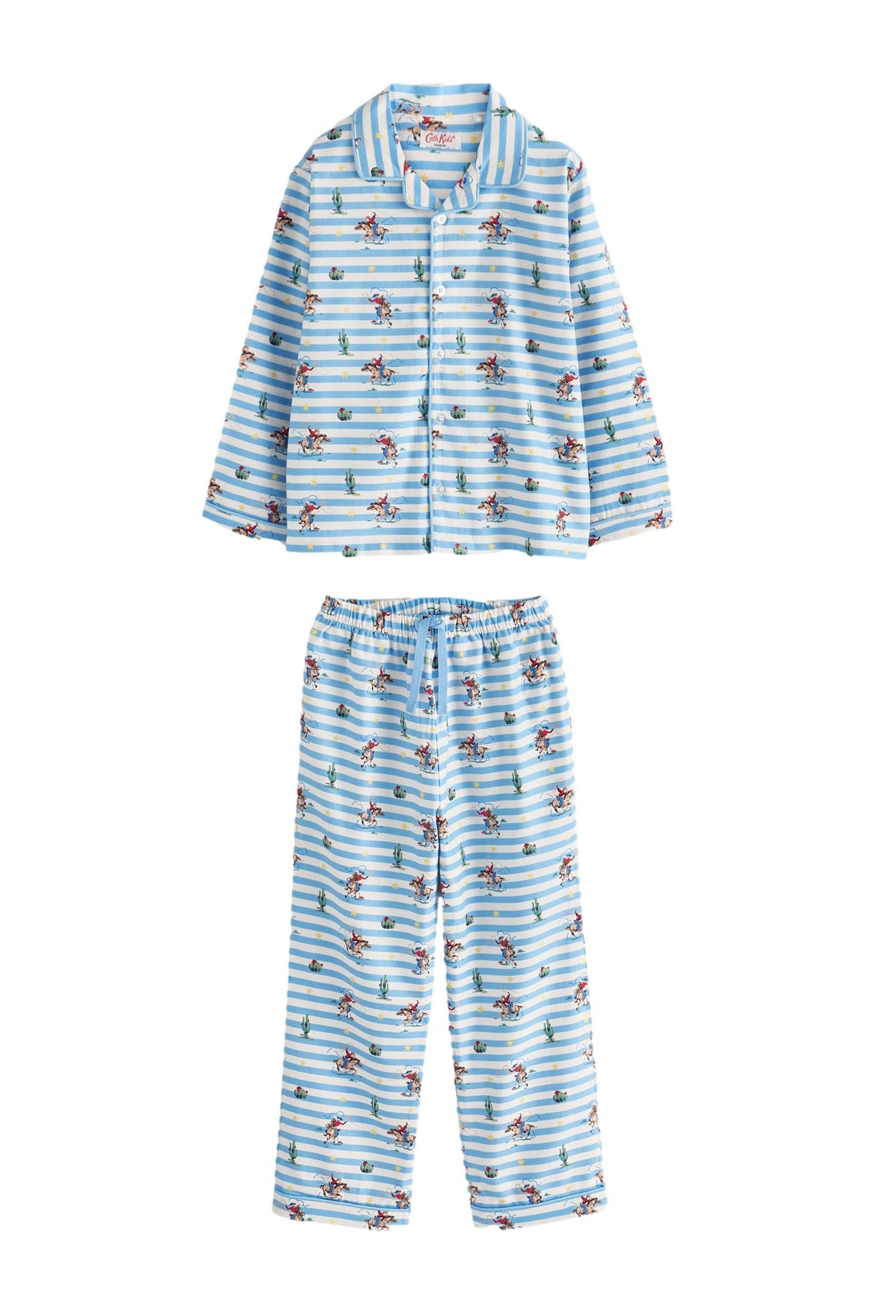 Pyjama Geknöpfter Schlafanzug aus 100 % Baumwolle