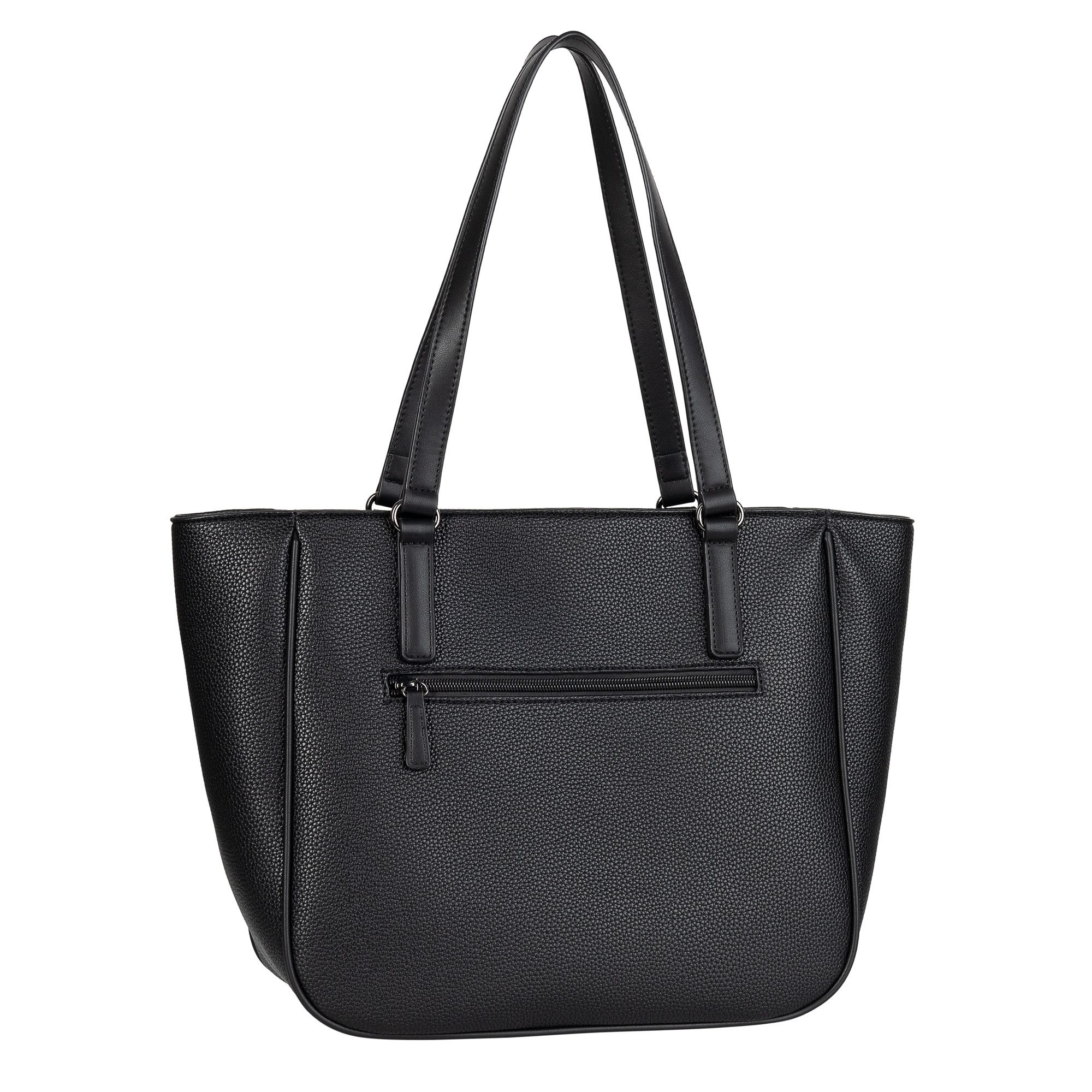 Gabor Shopper Galinna, weiches Lederimitat mit Metalldetails und Kontrastnähten