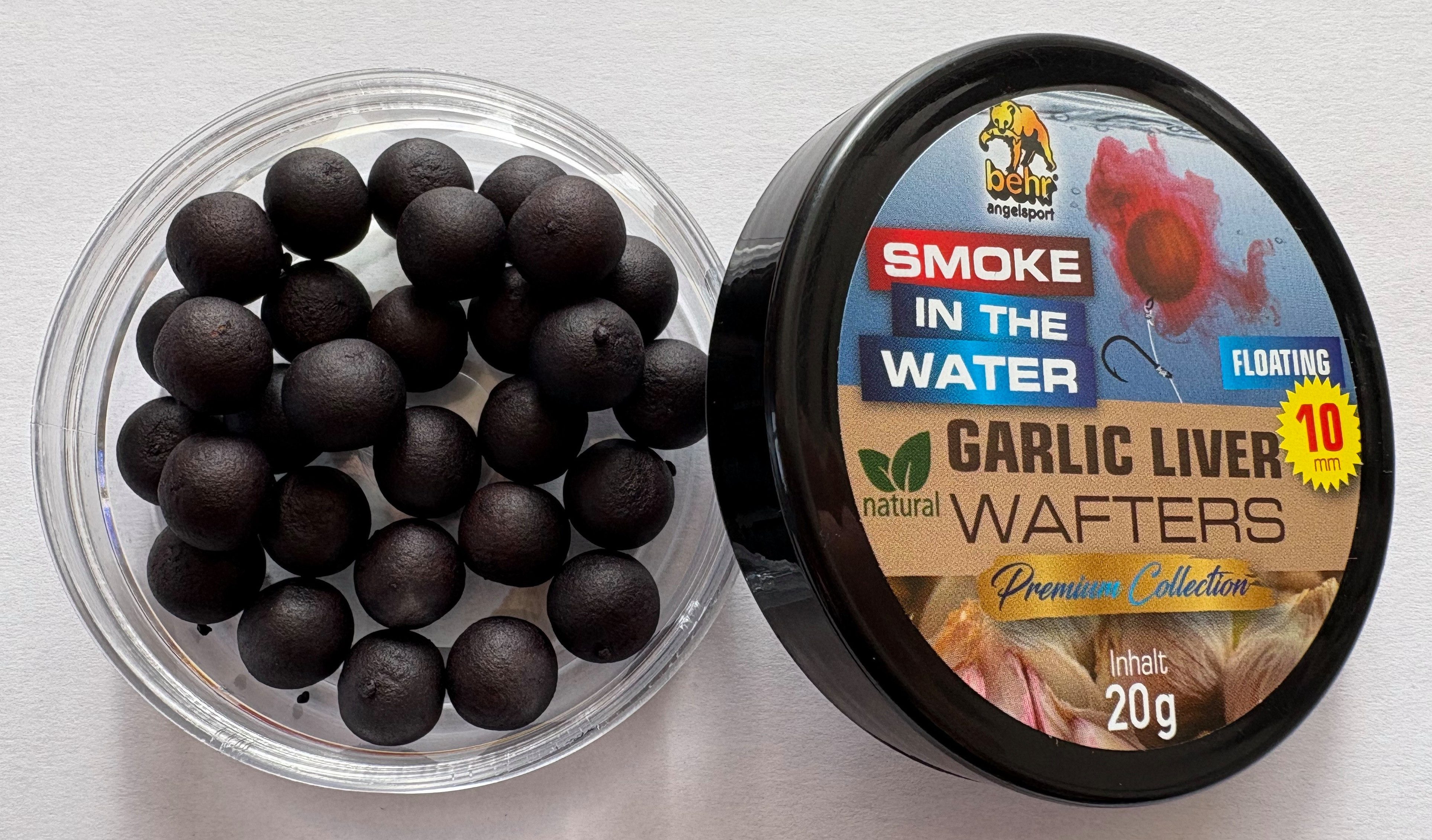 Behr Kunstköder Smoke Wafters in 10mm 20g - ver. Geschmäcker NEUHEIT - Duftwolke PopUp, Geben Stundenlang eine verlockende Duftwolke