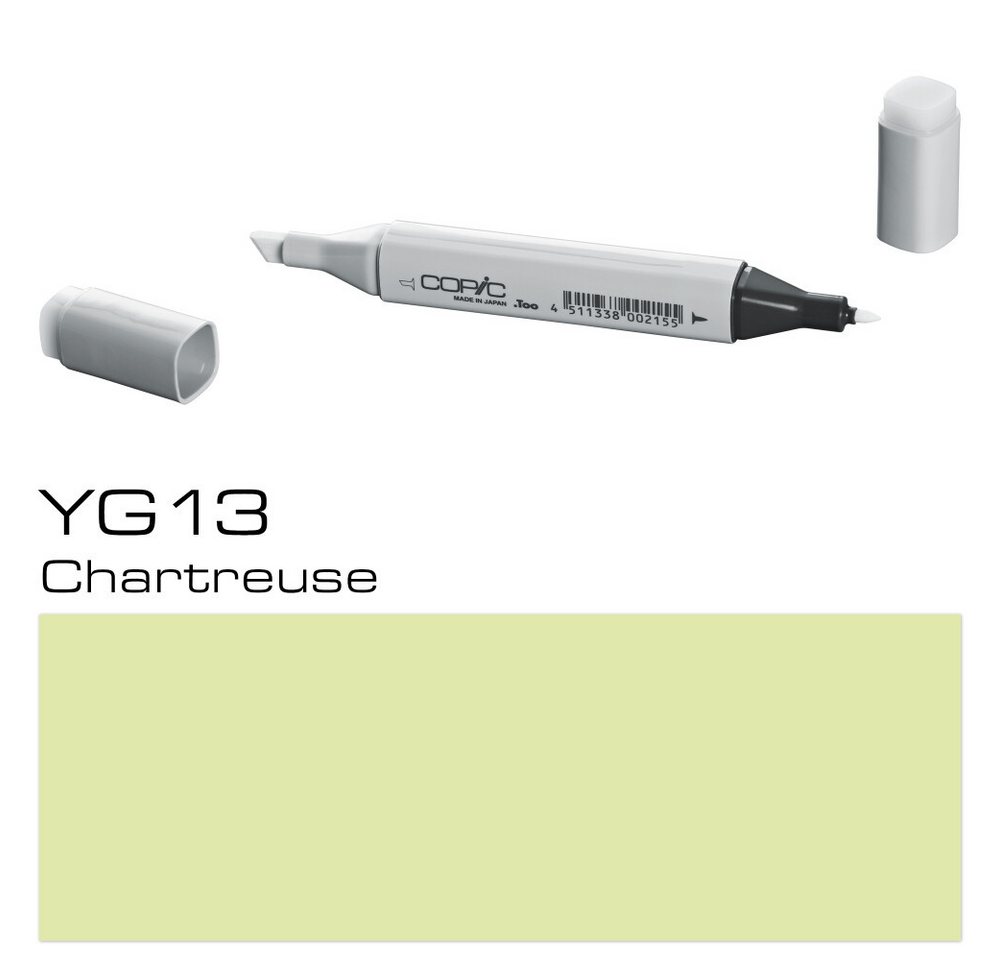 Thumbnail - COPIC Marker Marker YG13, Chartreuse - Layoutmarker für Grafiker und Designer, (1-tlg)