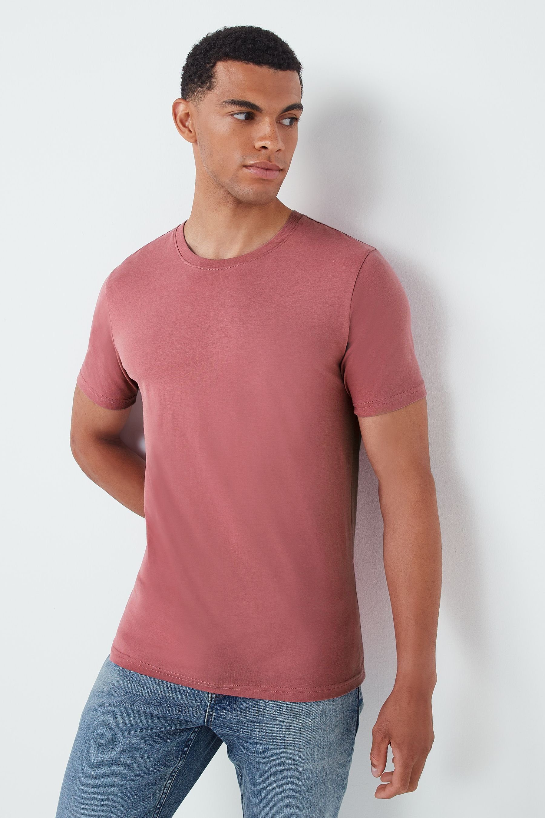 Pink T-Shirt (1-tlg) Next Light