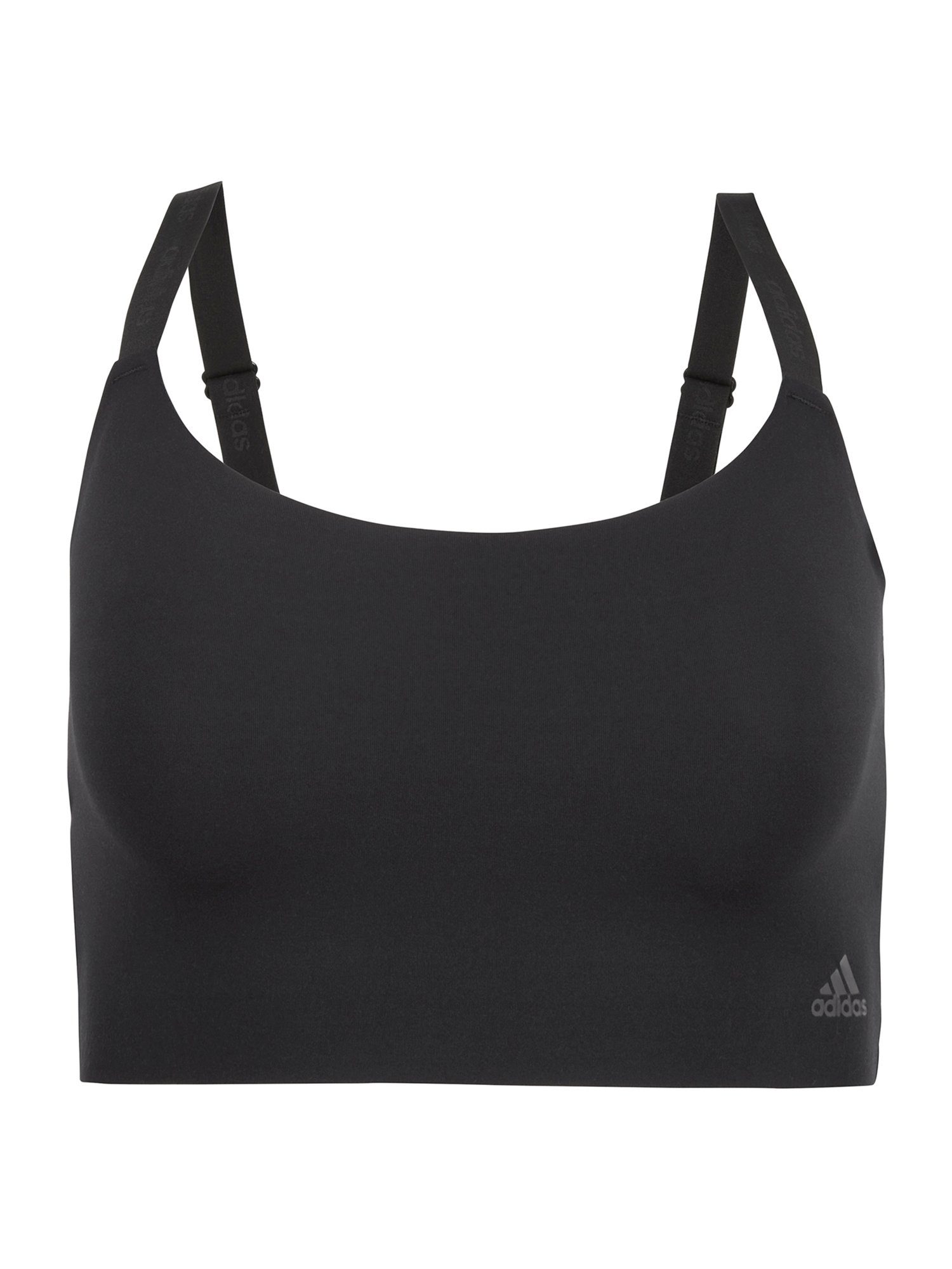 adidas Sportswear schwarz-gemustert Bustier SCOOP BRA LOUNGE