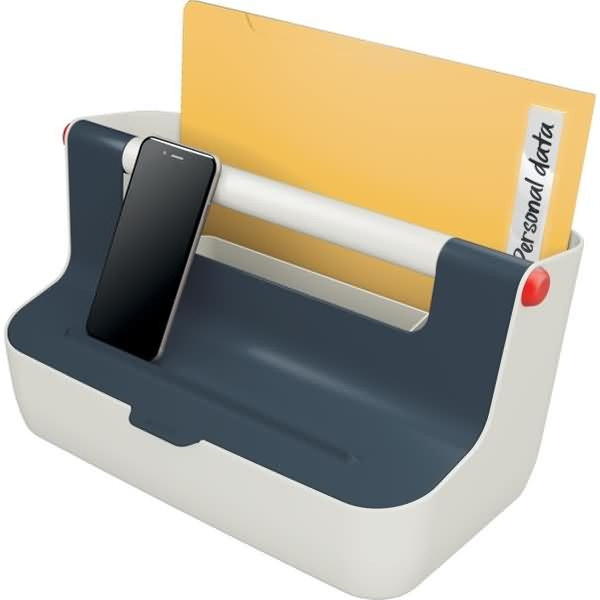 LEITZ Tischaufsatz Mobile Aufbewahrungsbox Cosy ABS-Kunststoff hellgrau/grau