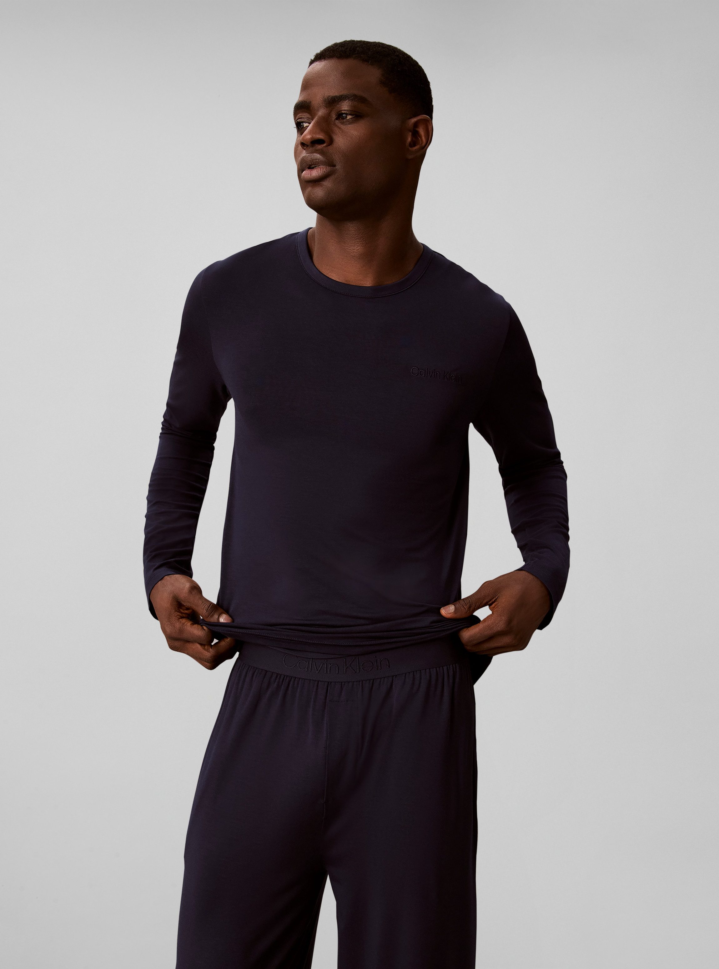 Calvin Klein Underwear Schlafanzug MODAL PANT SET (2 tlg) Regular fit mit elastischem Bund
