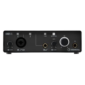Steinberg Digitales Aufnahmegerät (IXO12 U Black USB-C Audio Interface - USB Audio Interface)