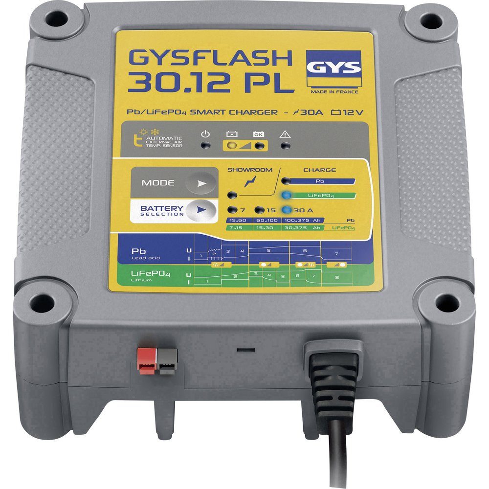 GYS GYS GYSFLASH 30.12 PL 029668 Automatikladegerät, Batterieüberwachung Autobatterie-Ladegerät